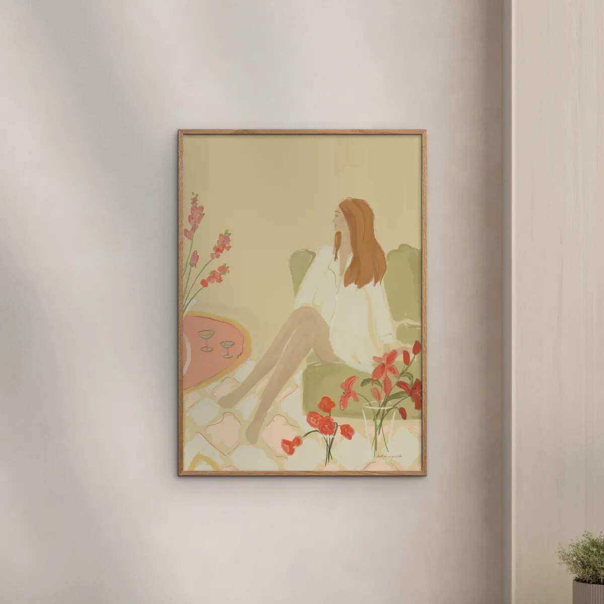 Poster&Frame Plakater Plakat - Sunday i B21 x L29,7 cm, 2