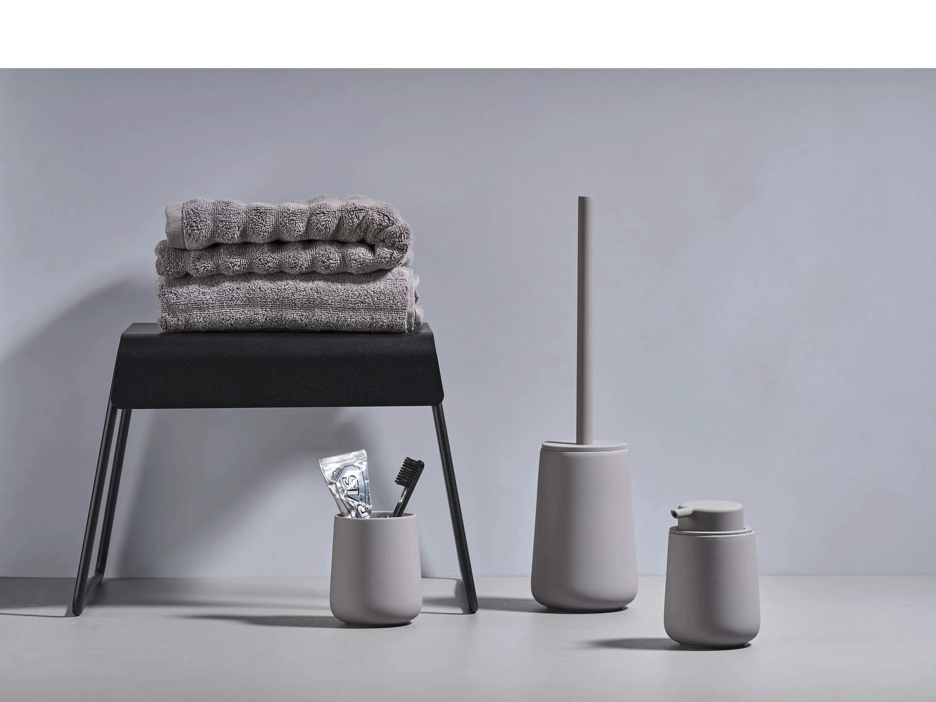 Zone Toiletbørster Nova One Toiletbørste i Gull Grey, 37 cm, 2