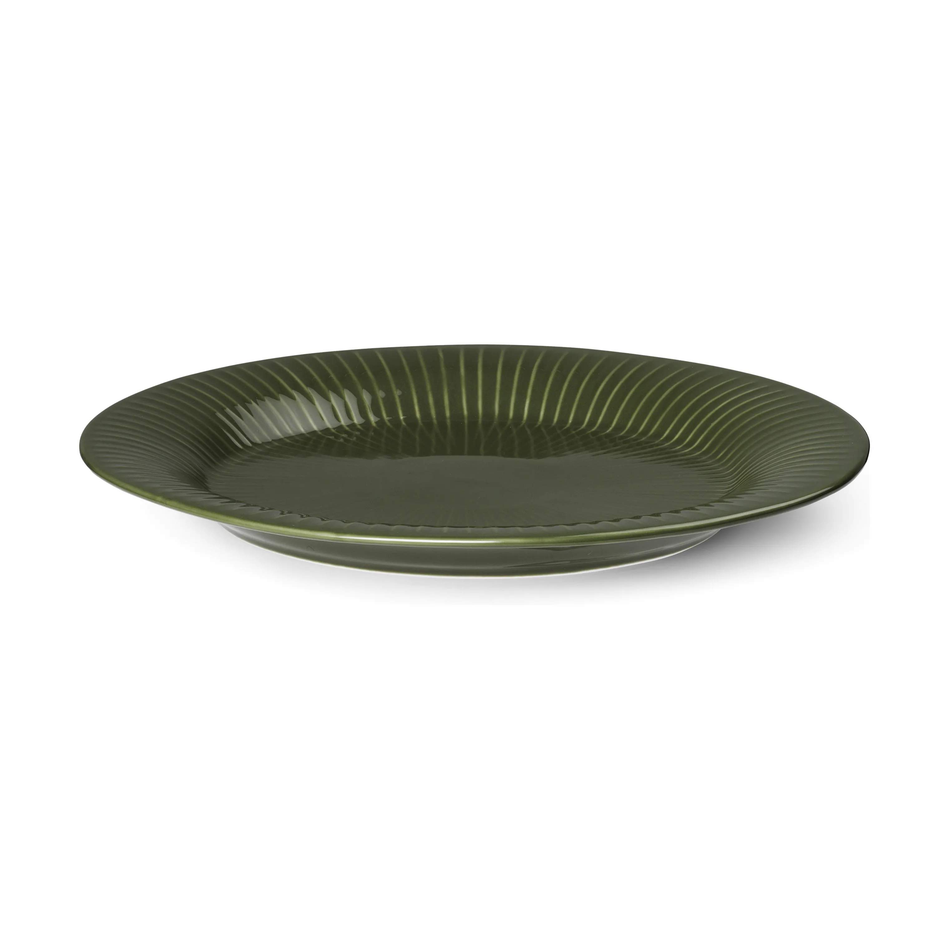 Kähler Serveringsfade Hammershøi Ovalt Fad i Mørk grøn, 22,5 cm, 4