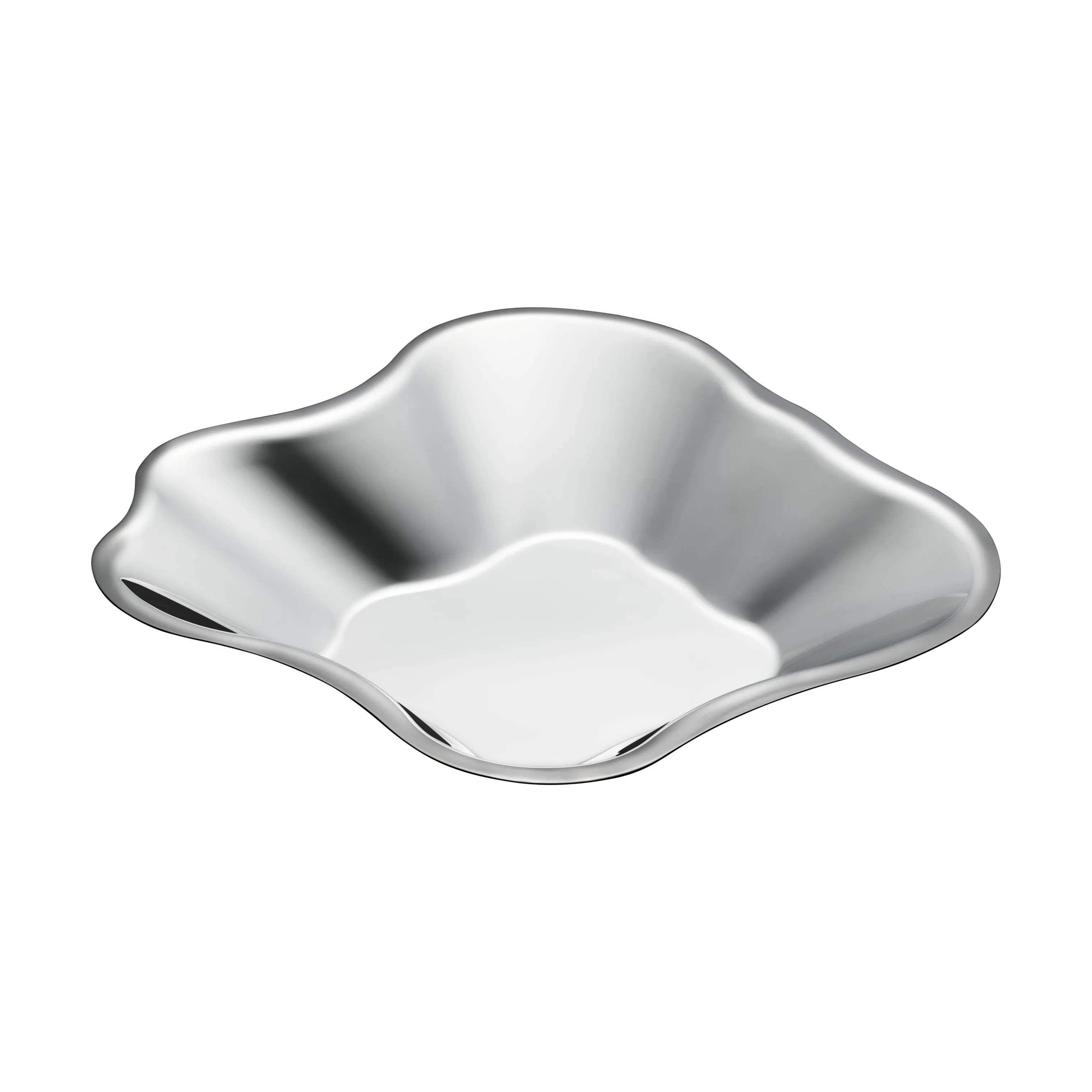 Alvar Aalto Skål, sølvfarvet, large