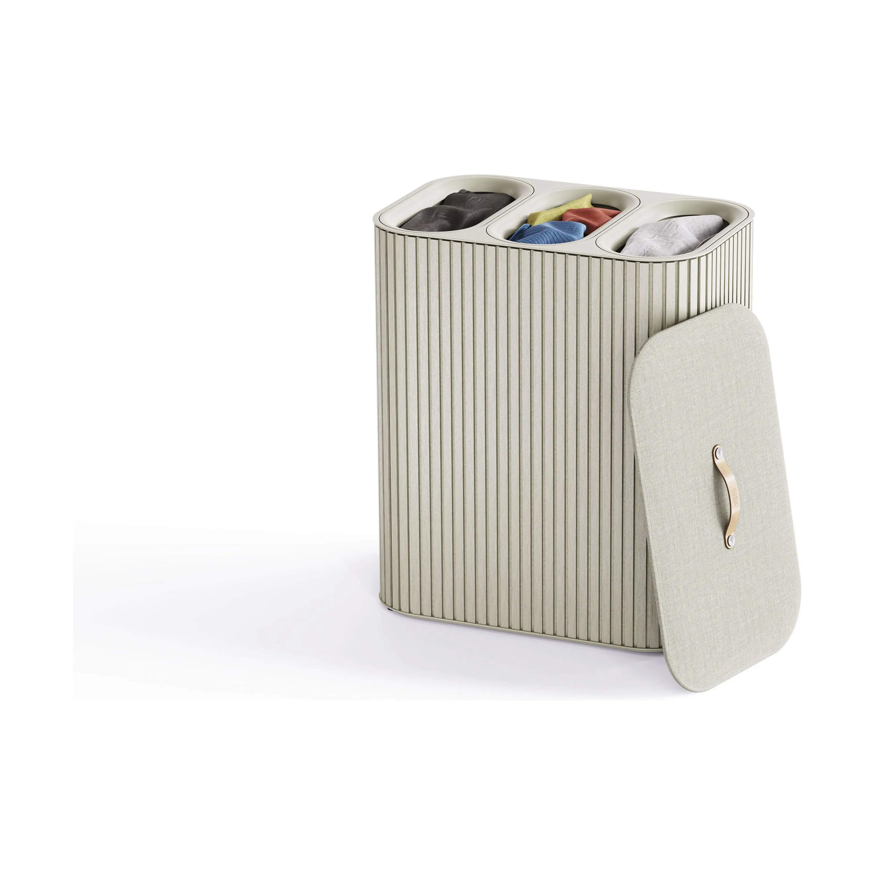 Tota Trio Luxe Vaskekurv, beige, large