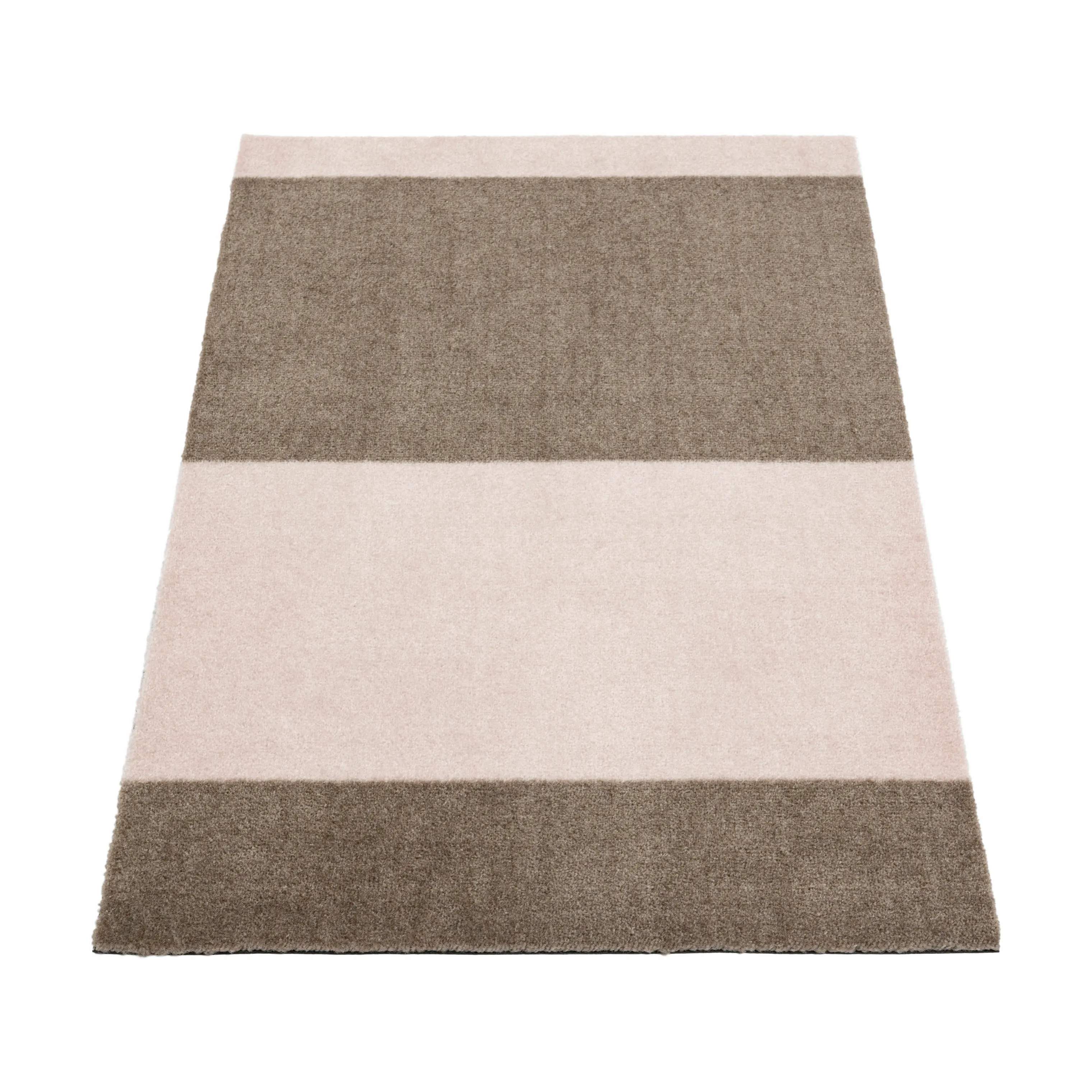 Tica Copenhagen Dørmåtter Stripes Horisontal Gulvmåtte i sand/rosa, B60 x L90 cm, 5