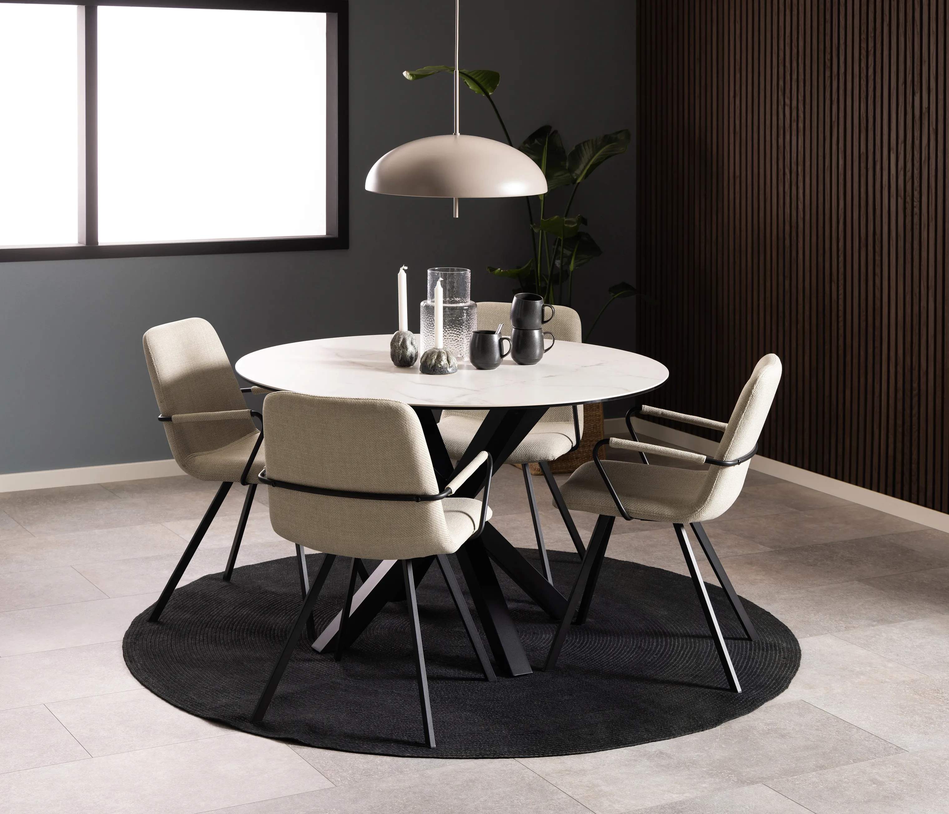 CASA Living Spiseborde Heaven Spisebord i Hvid ankranes, 2