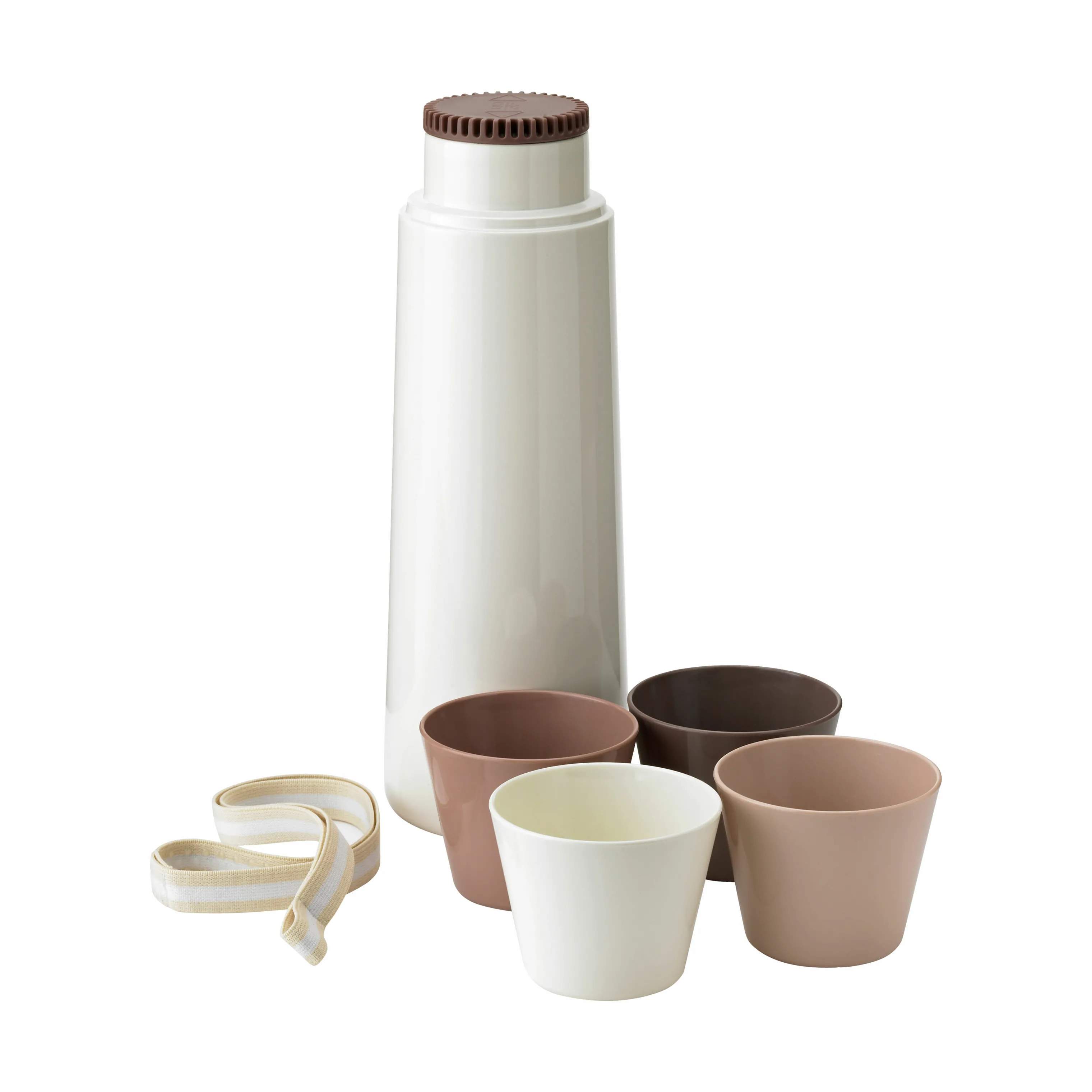 Rig-Tig Termoflasker PICNIC Termoflaske m. 4 kopper i Beige, 2