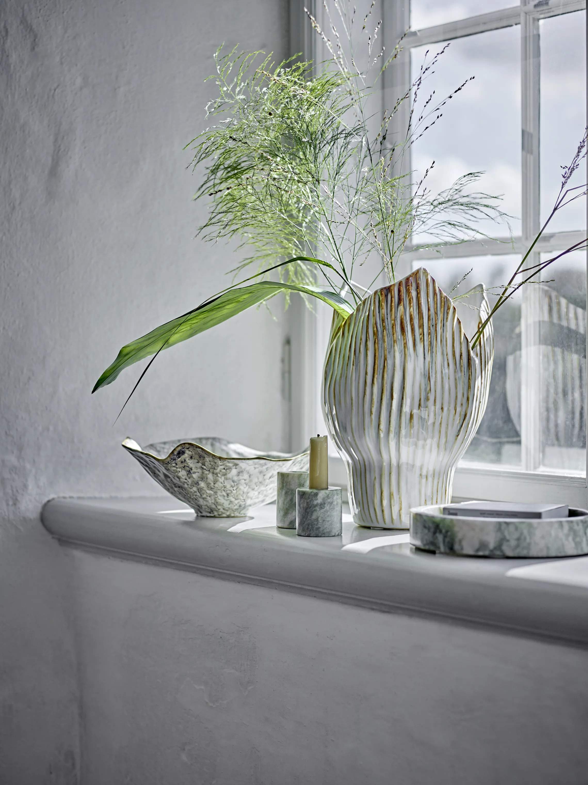 Bloomingville Øvrigt interiør Ivette Fad i Grøn, 2