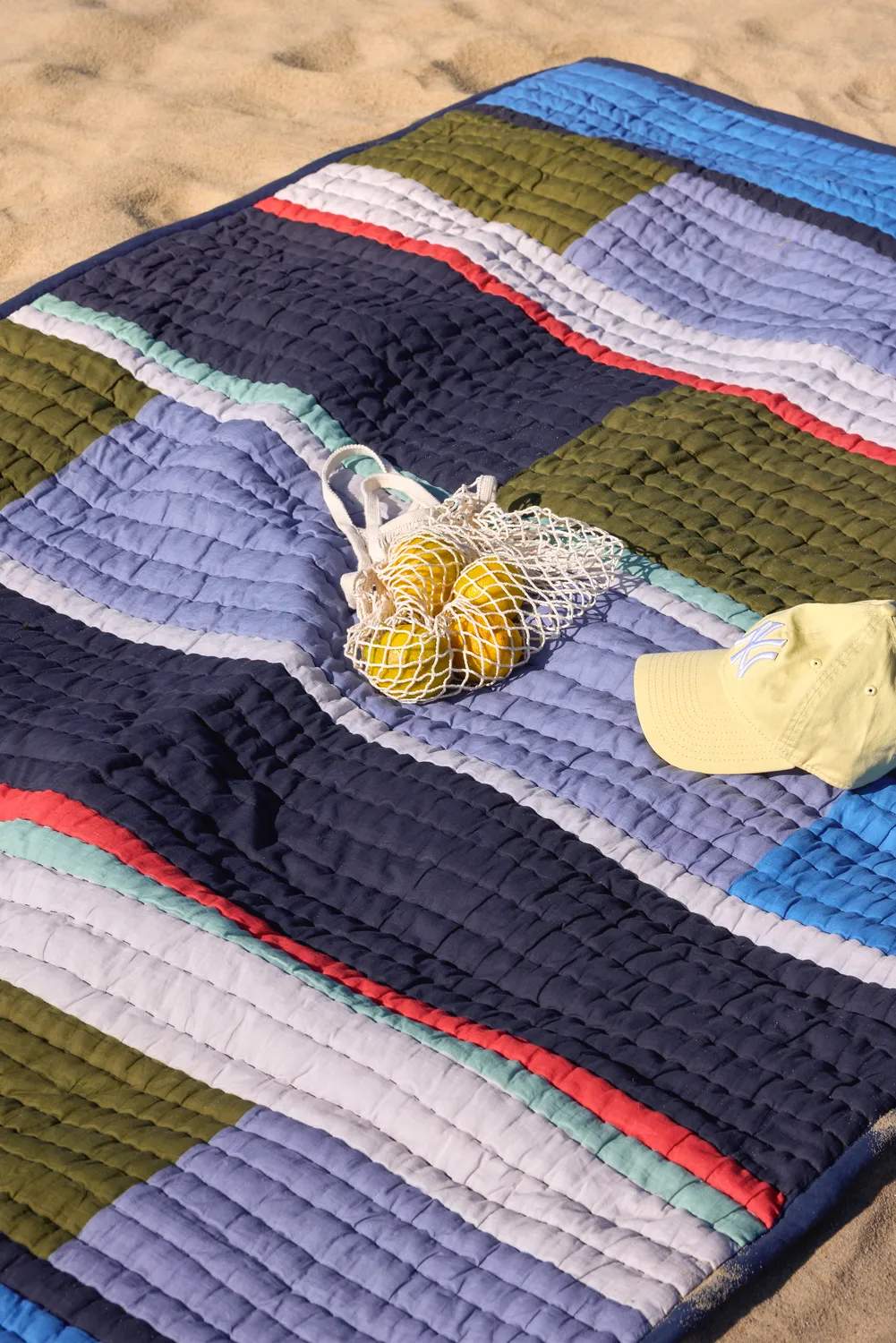Hübsch Plaider Pavilion Plaid i Blå/Multifarvet, 3