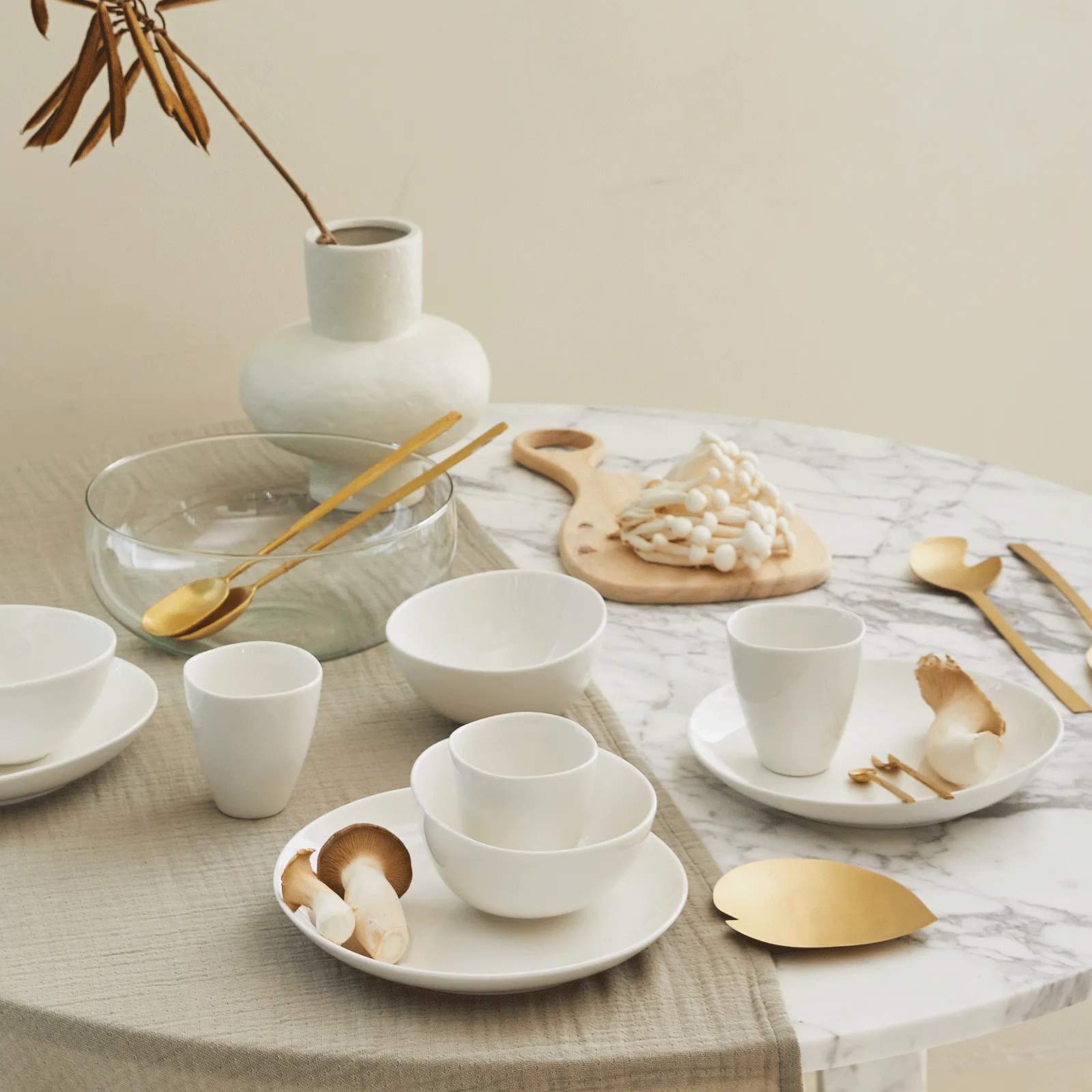 Urban Nature Culture Middagstallerkener Franca Middagstallerken i New bone, 2