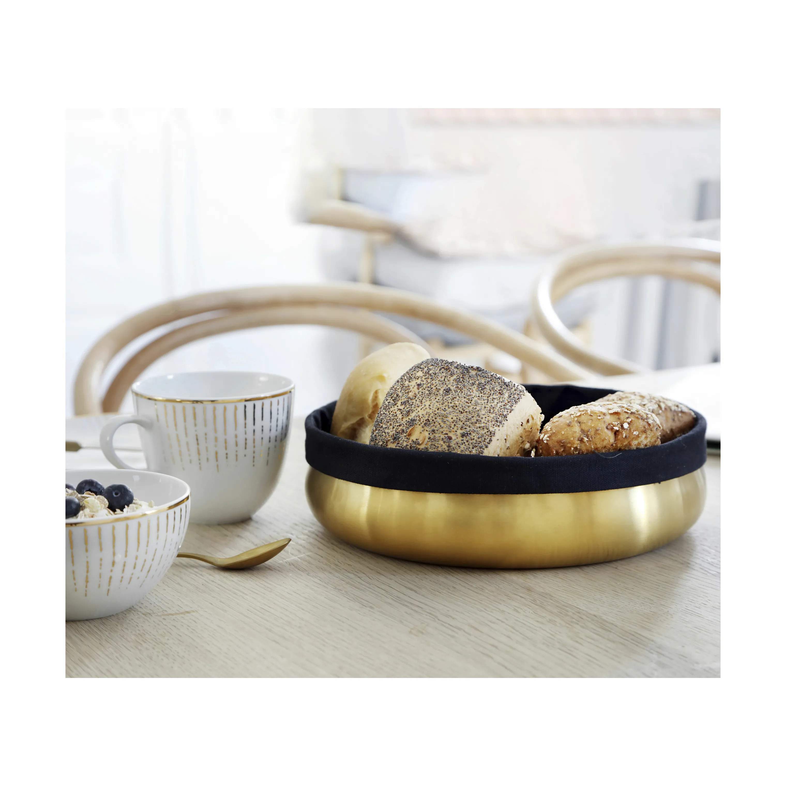 erik bagger a/s Brødkurve Timeless Brødskål i Mat guld, 24 cm, 3