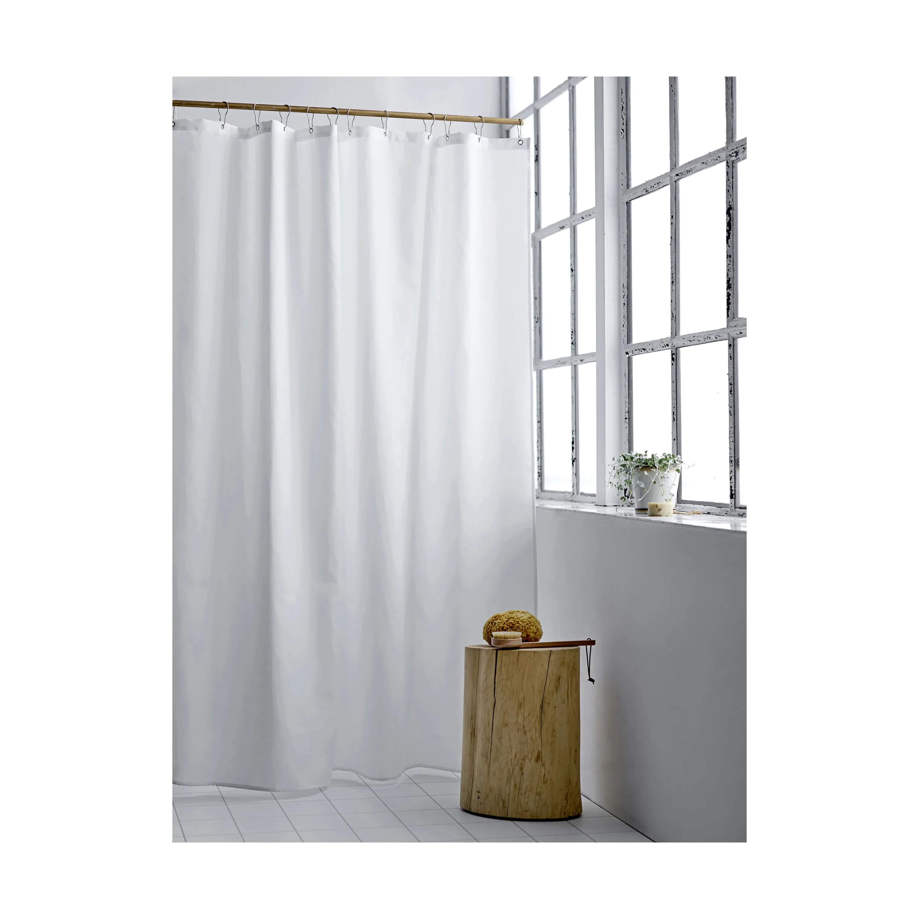 Södahl Badeforhæng Comfort Badeforhæng i Hvid, B180 x L200 cm, 3