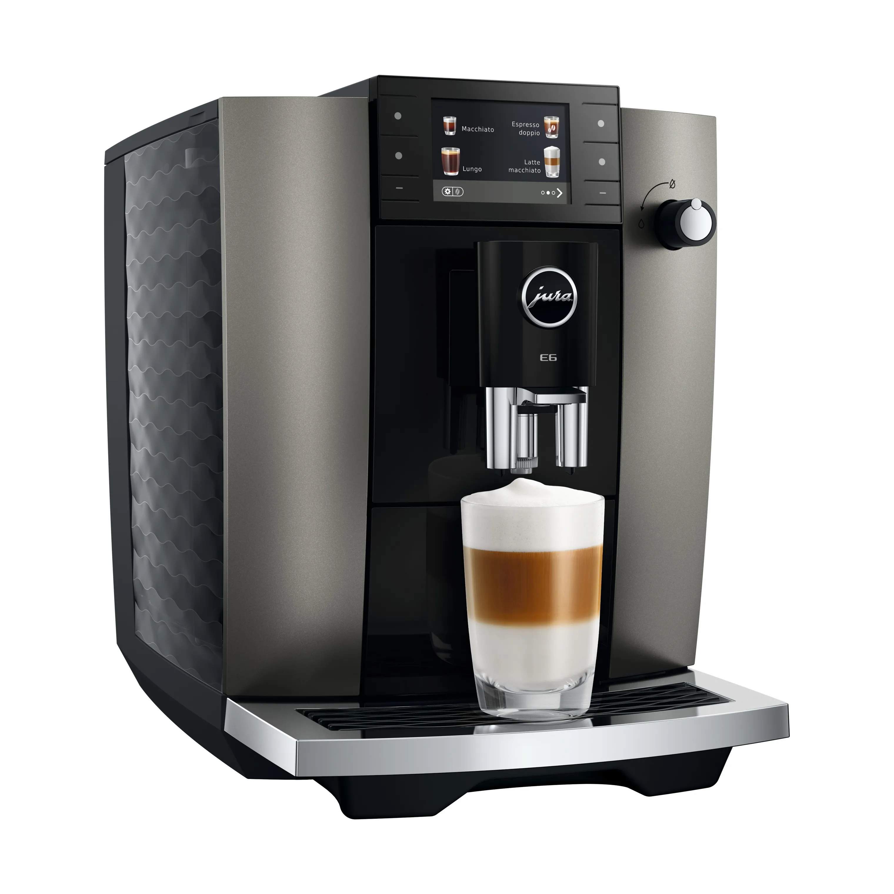JURA Kaffemaskiner E6 (EB) E6 (ED) Kaffemaskine i Dark Inox, 4