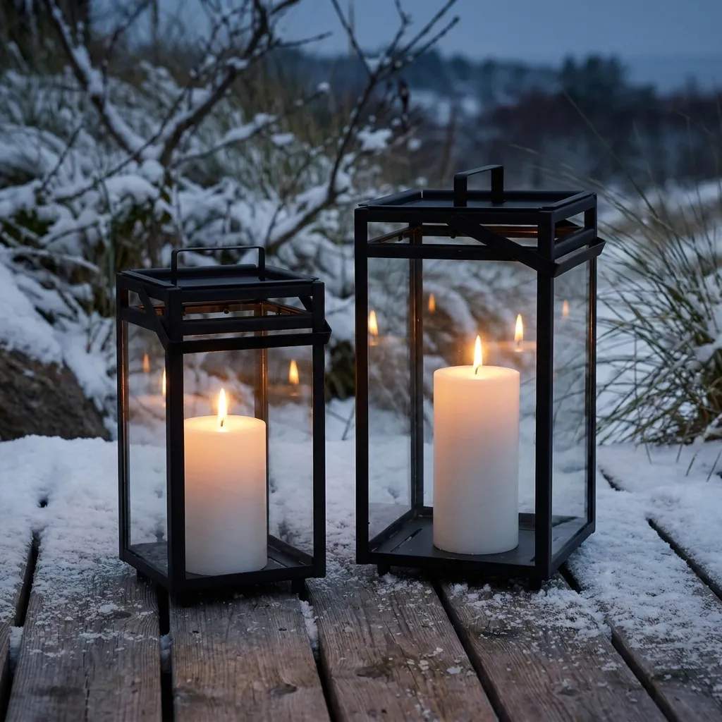 SKAGEN living Lanterner Lanterne i 34,5 cm, 8