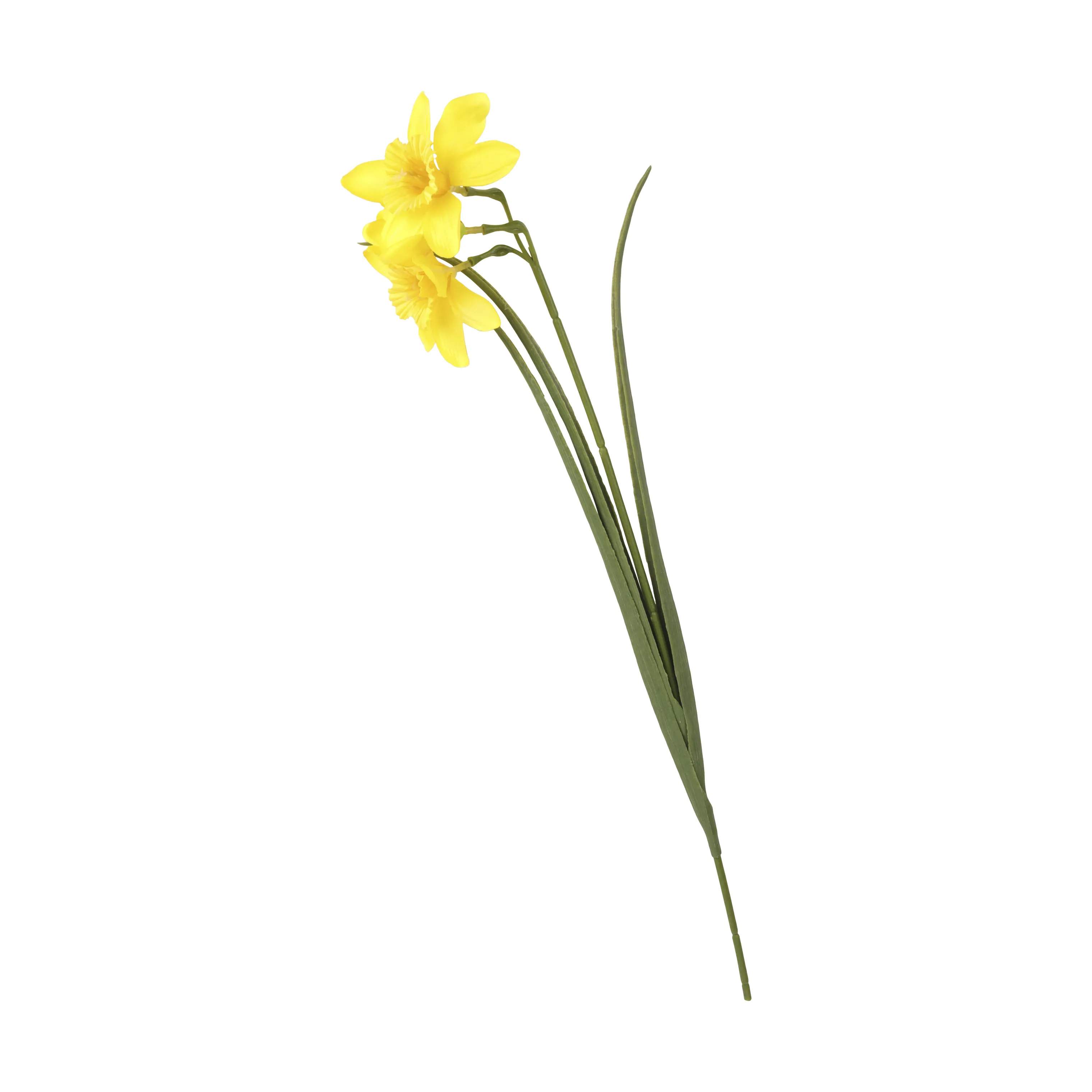 CASA Living Kunstige blomster Kunstig Blomst - Påskelilje i Gul/grøn, 55 cm, 1