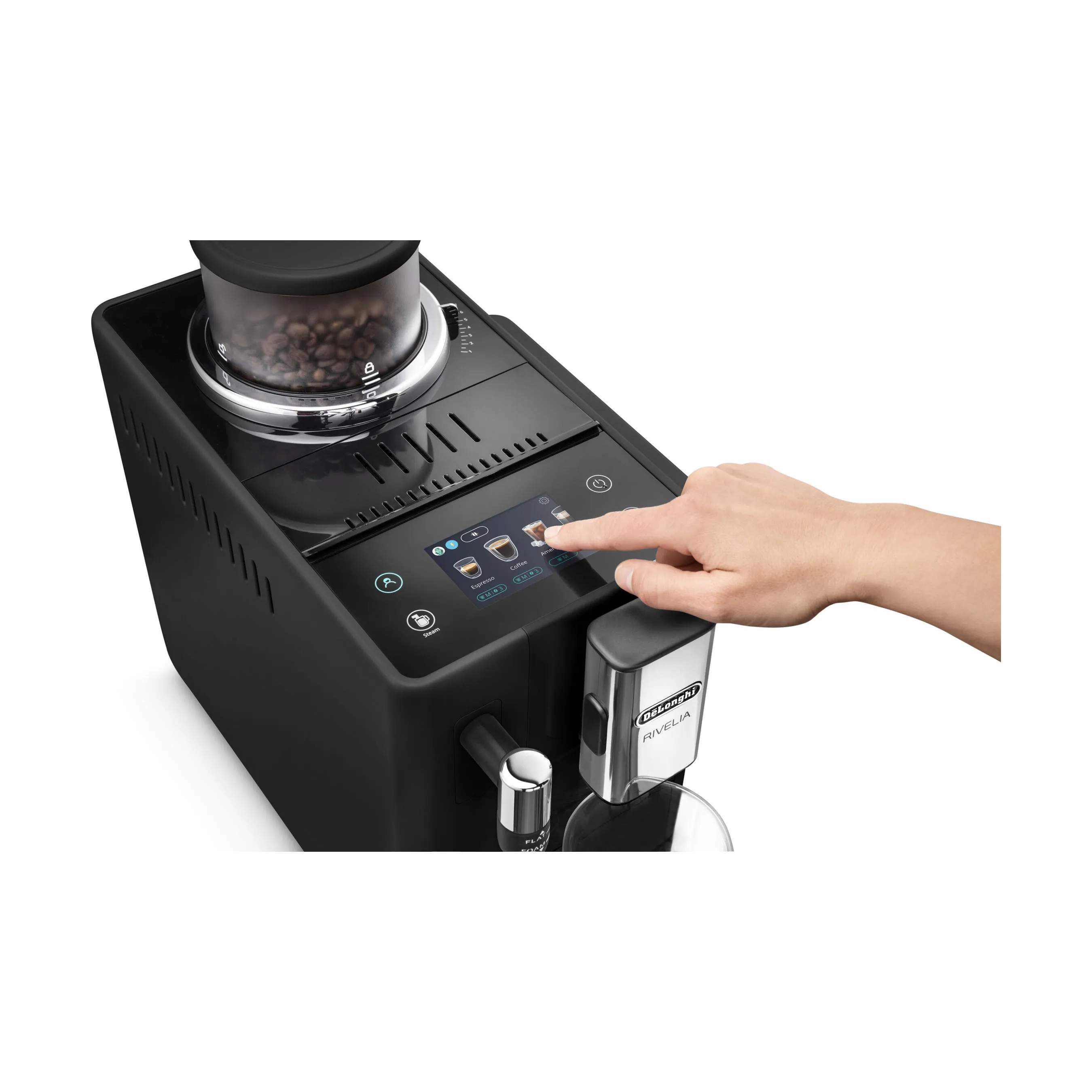 DeLonghi Espressomaskiner Rivelia EXAM440.35.B i Sort, 3