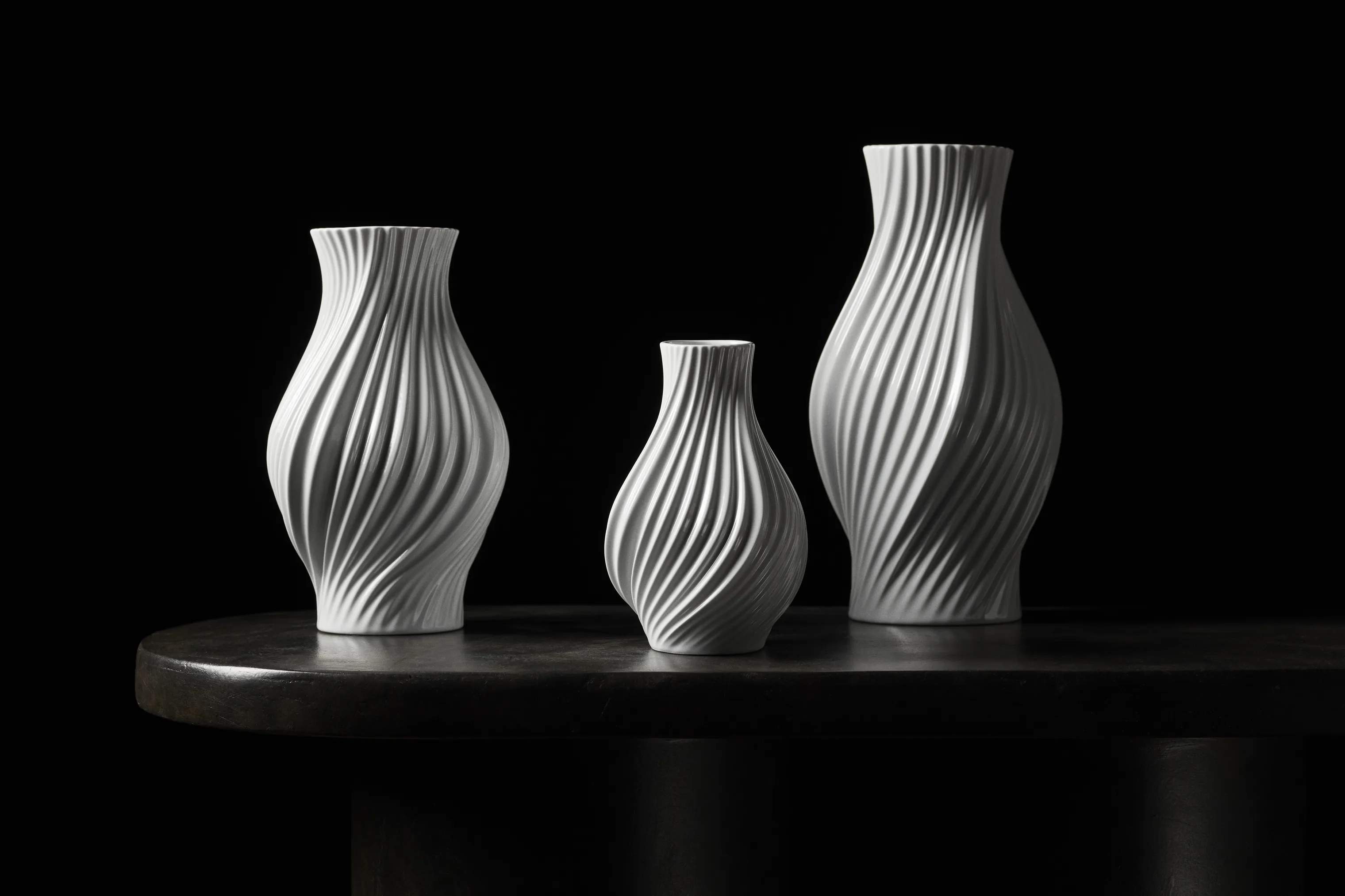 Lyngby Porcelæn Vaser Twist Vase i 18 cm, 4