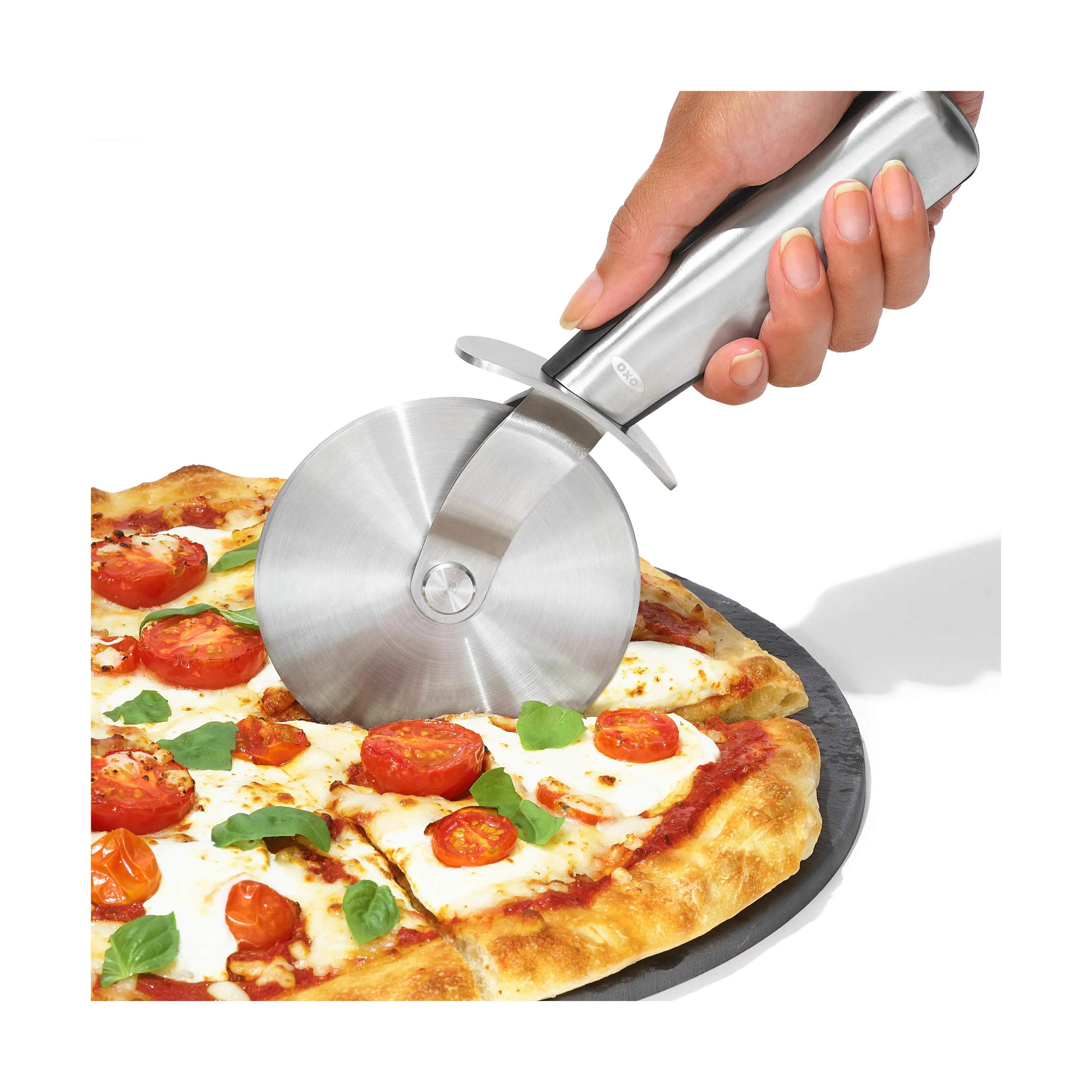 OXO Pizzaskærere STEEL Pizzahjul i Sølvfarvet/sort, 4
