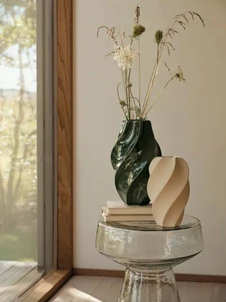Broste Copenhagen Vaser Odette Vase i Hvid , 32 cm, 3