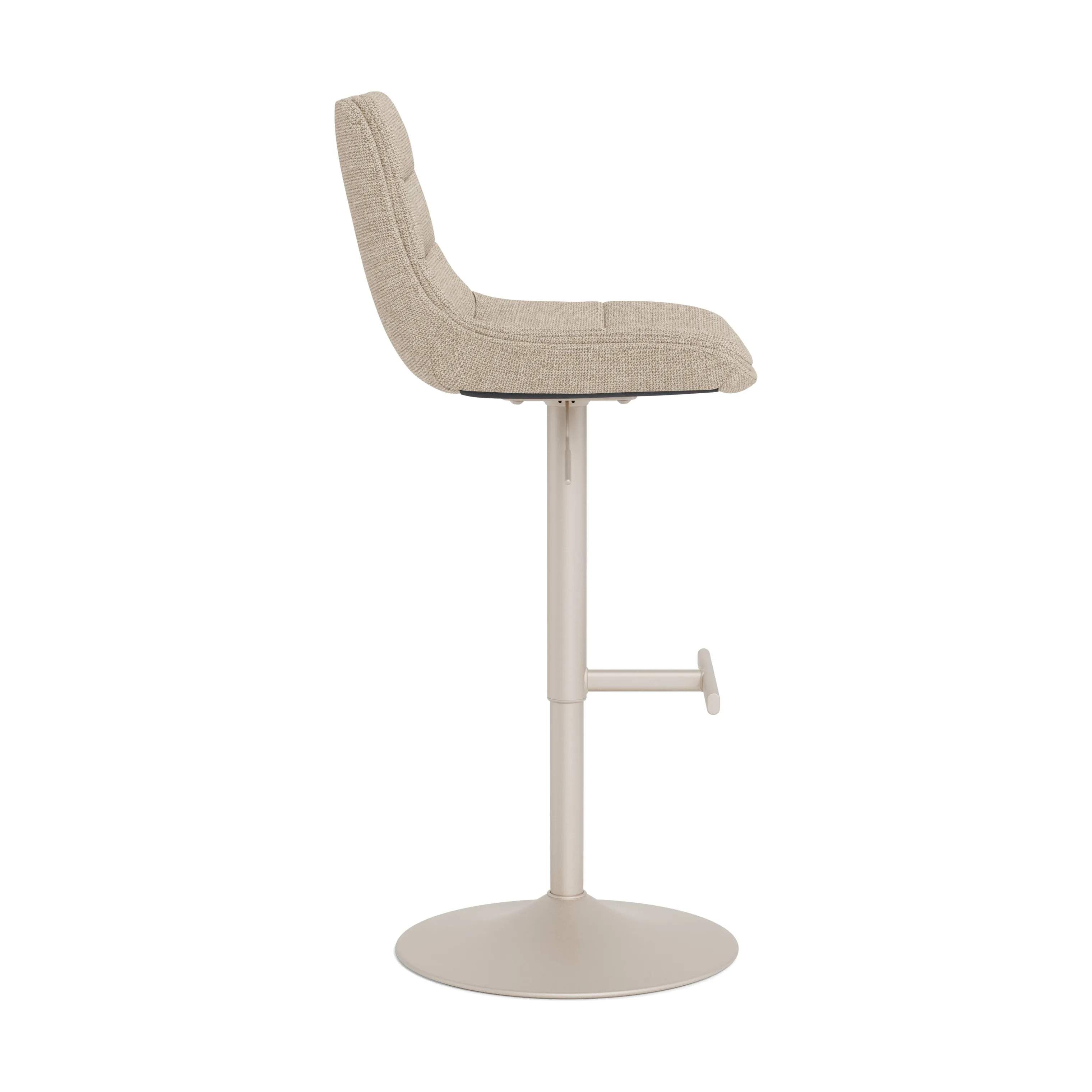 CASA Living Barstole Adisa Barstol - 2 stk. i Beige/beige stel, 3