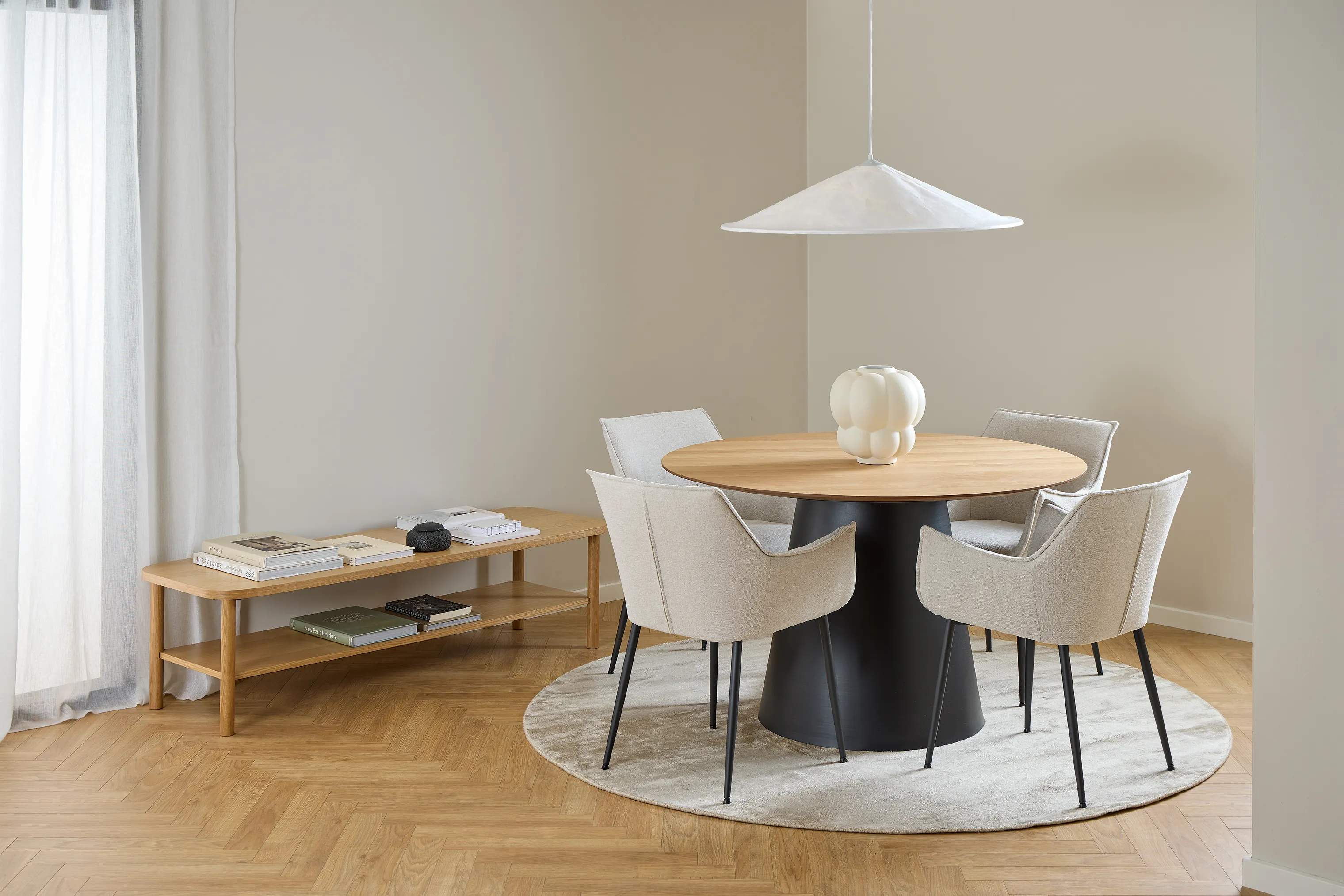 CASA Living Spisebordsstole Bonita Spisebordsstol med armlæn - 2 stk i Beige, 2