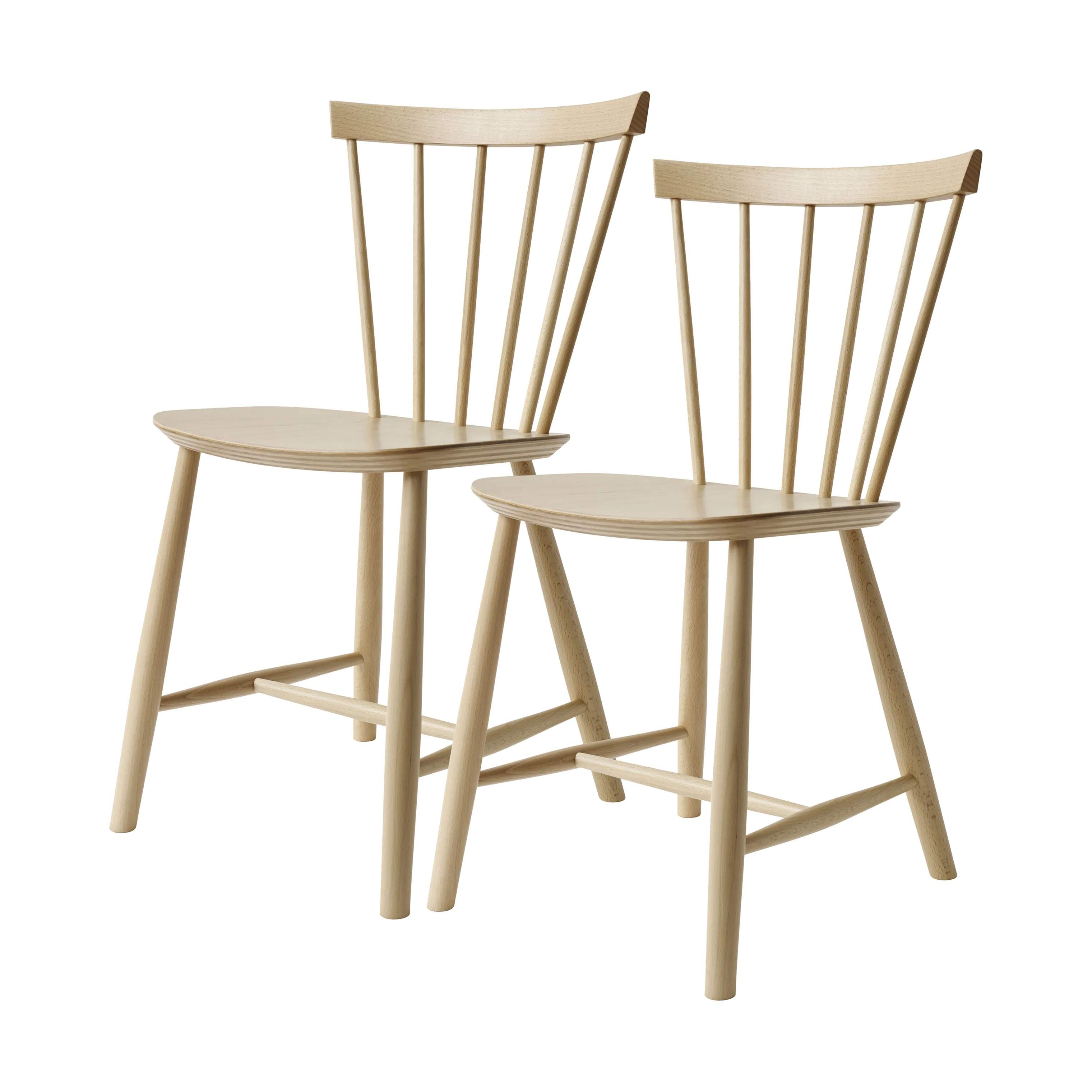 J46 Spisebordsstol - 2 stk., natur 2, large