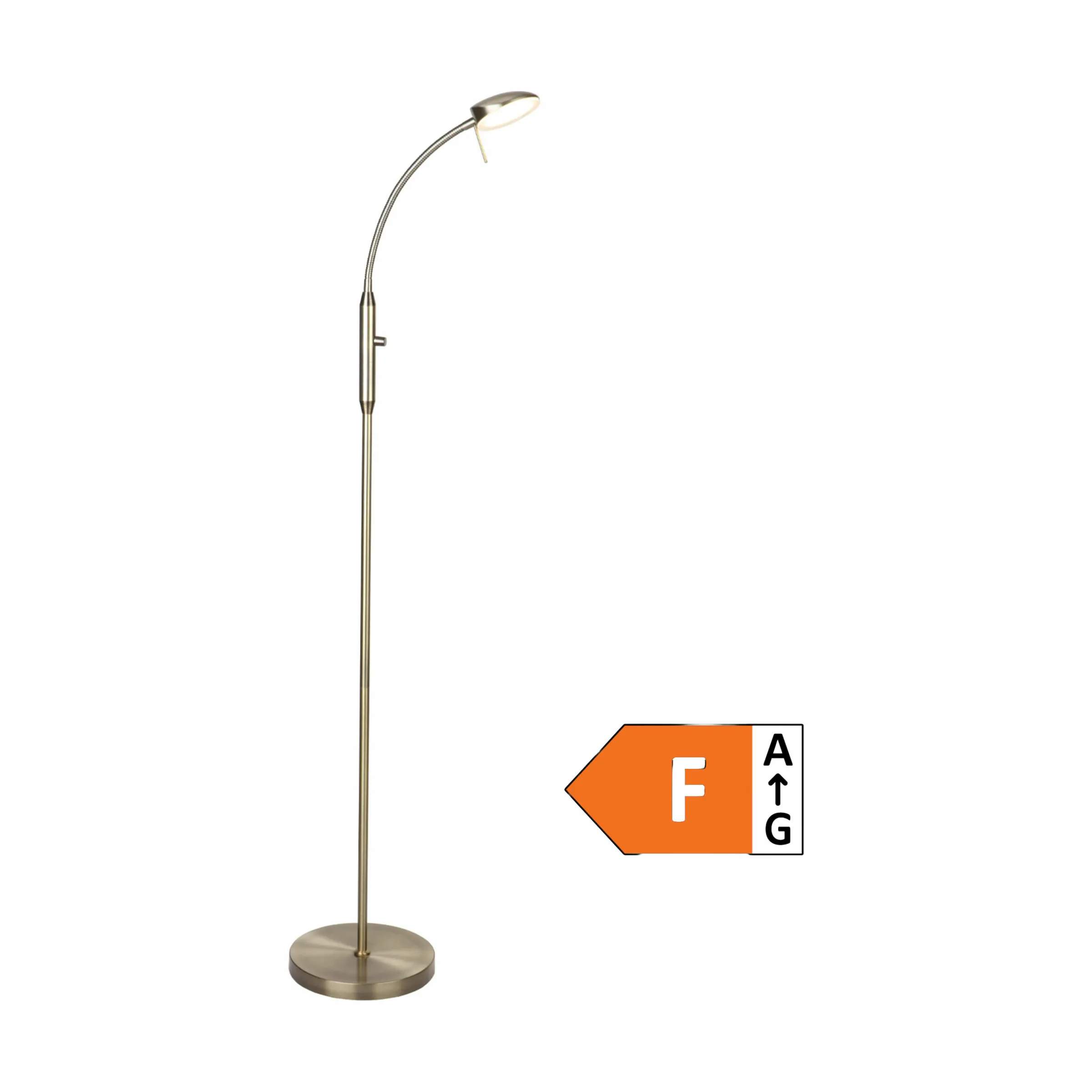Halo Design Gulvlamper Vegas Gulvlampe i Antique messing, 3