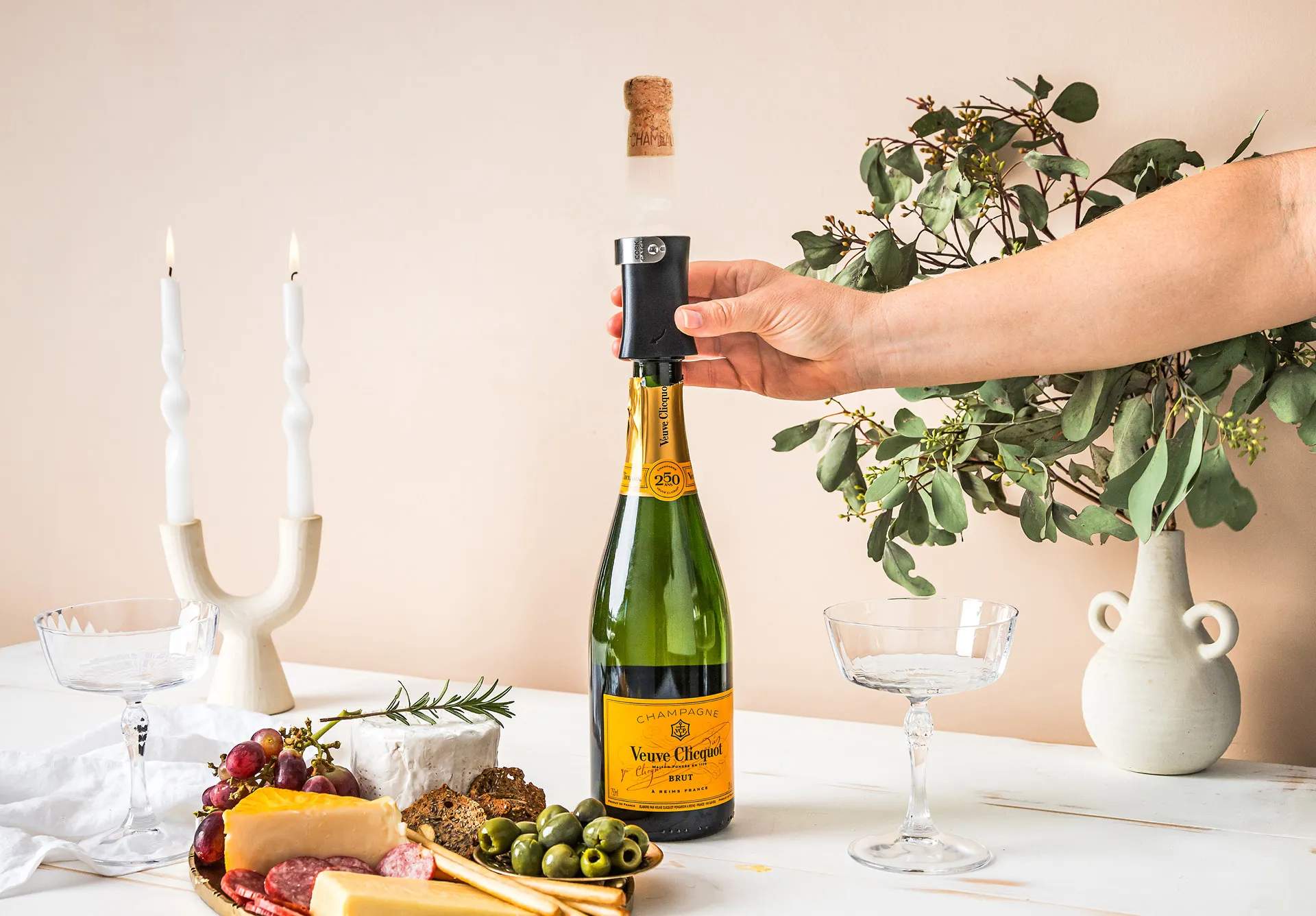 Dreamfarm Proptrækkere Champagneåbner i Sort, 3
