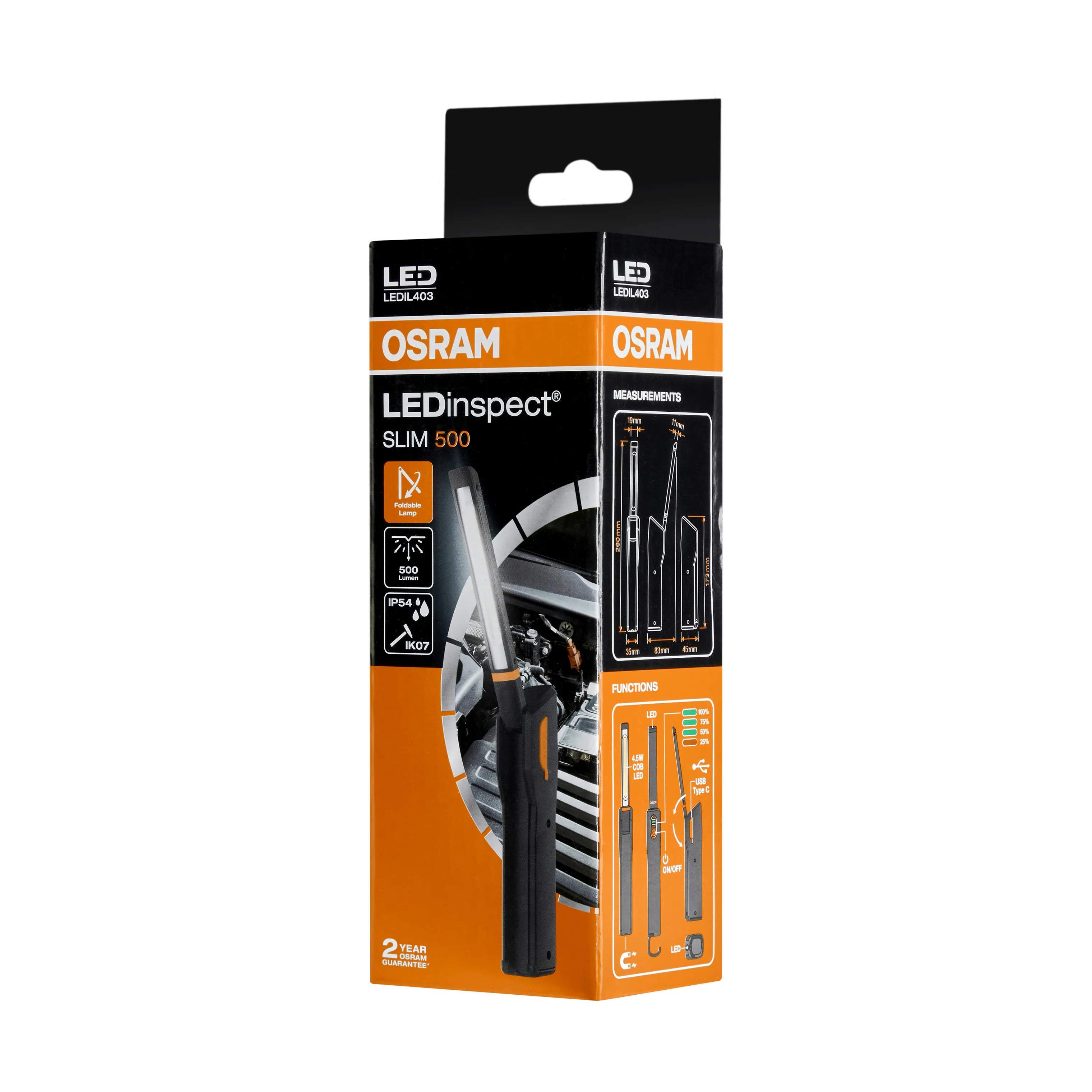 OSRAM lommelygter LEDInspect Slim Arbejdslampe