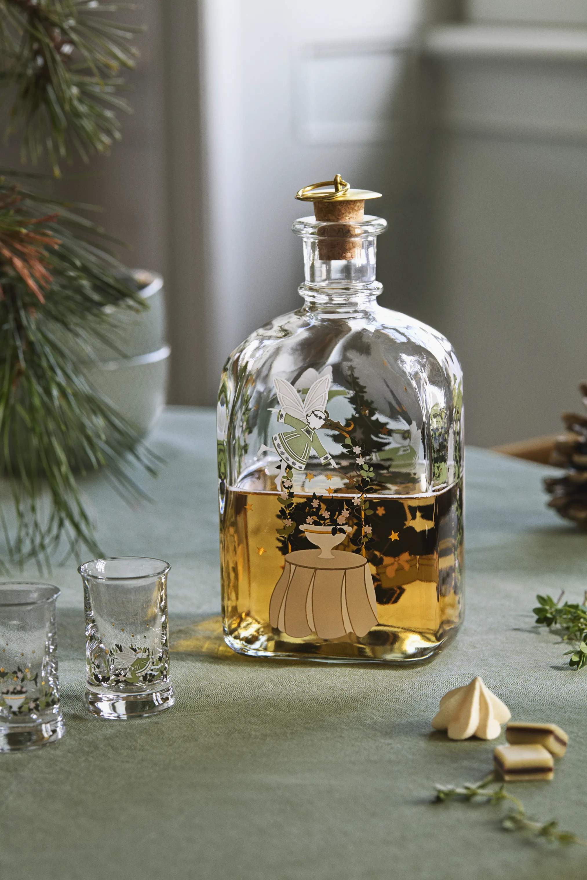 Holmegaard Vandkarafler Christmas Juleflaske 2026 i Multi, 2