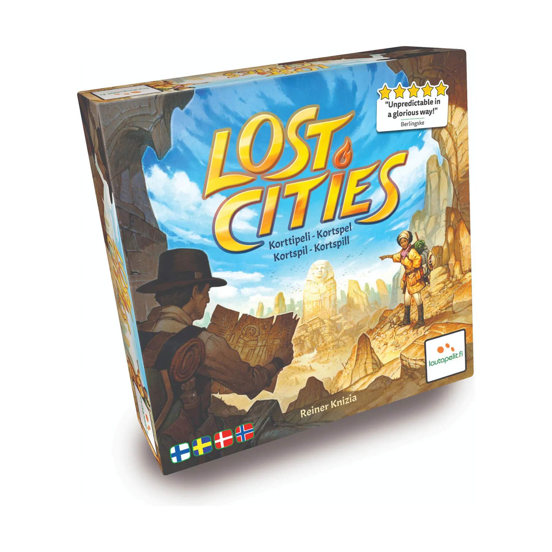 Spilbræt Spil Lost Cities i Multifarvet, 1