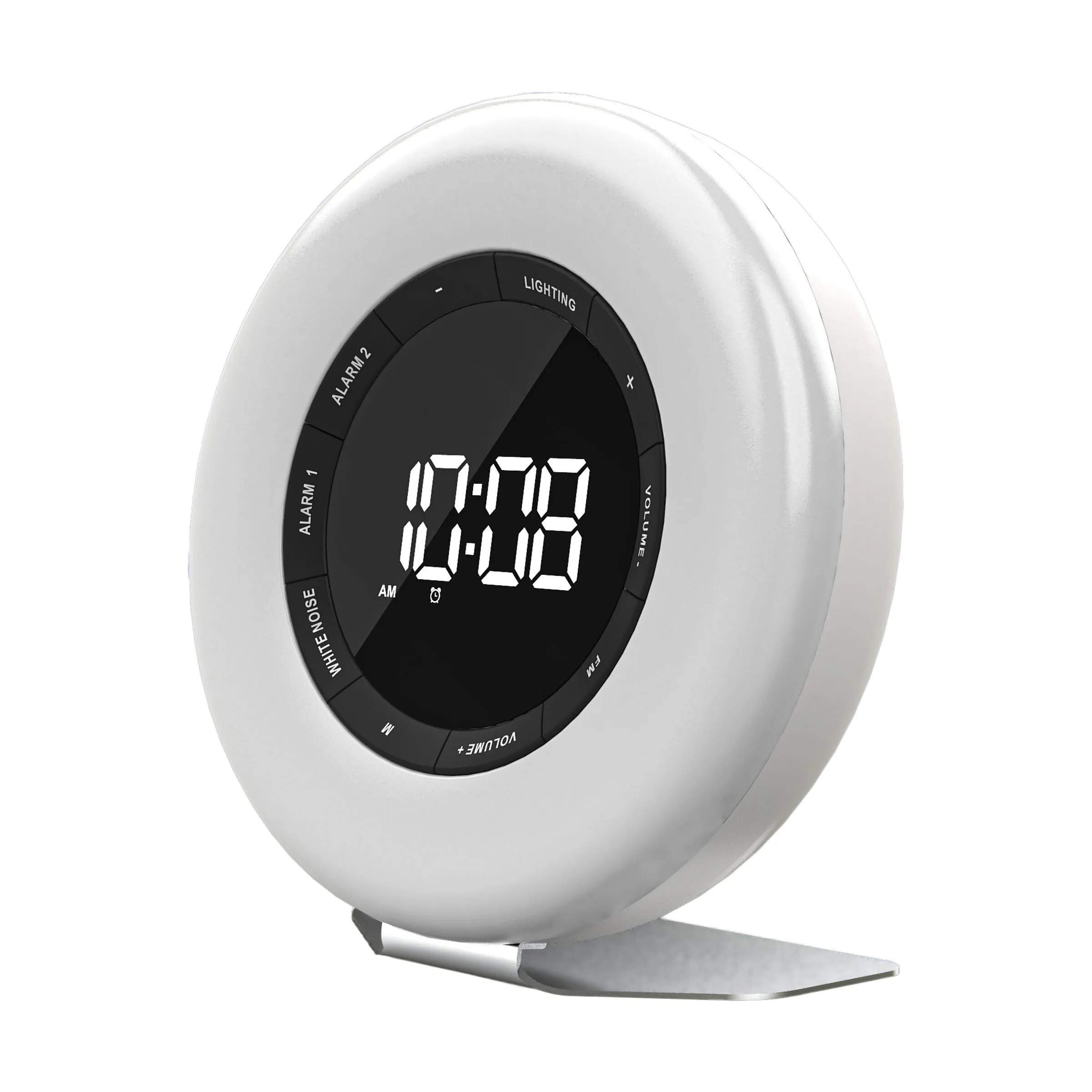Clockradio CRL-342, hvid/sort, large