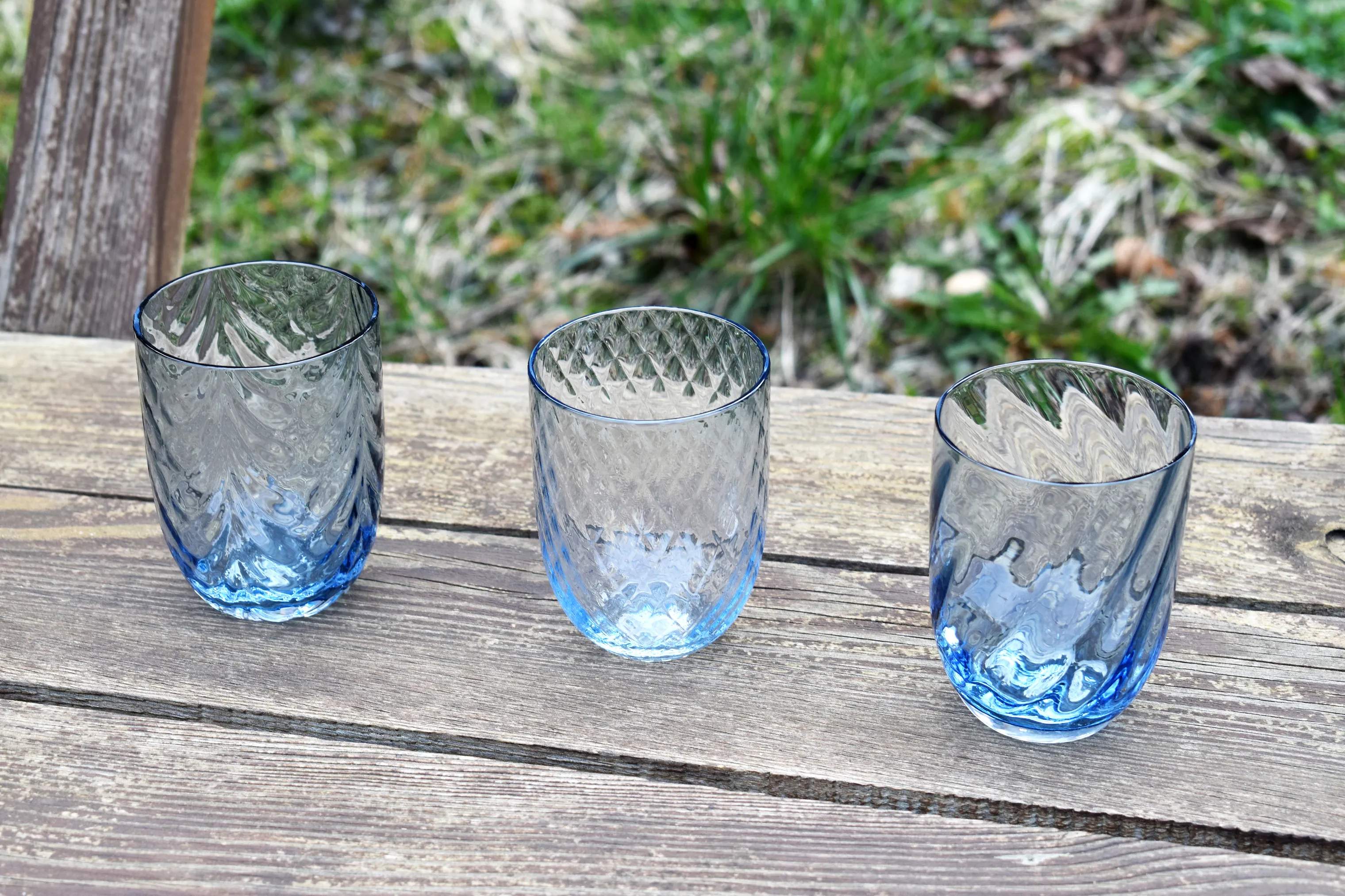 Anna von Lipa Vandglas Wave Vandglas i Blue smoke, 2