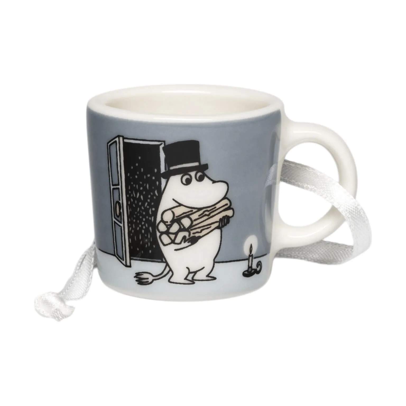 Moomin Arabia Krus og kopper med hank Klassisk Minikrus - Mumifar i Mumifar/grå, 1