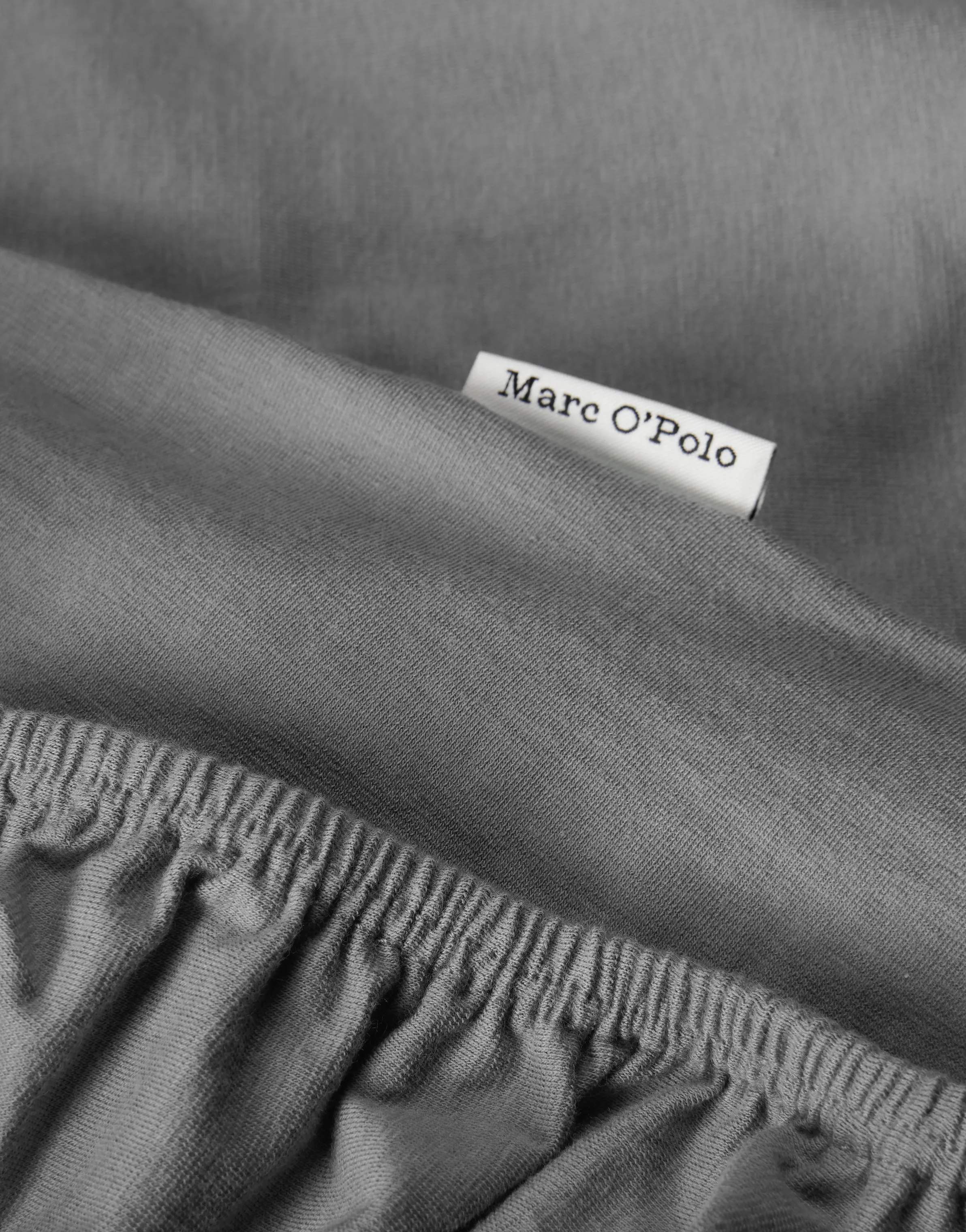 Marc O'Polo Lagner Premium Organic Jersey Boxlagen i Grey, 180/200 x 200/220 cm, 3