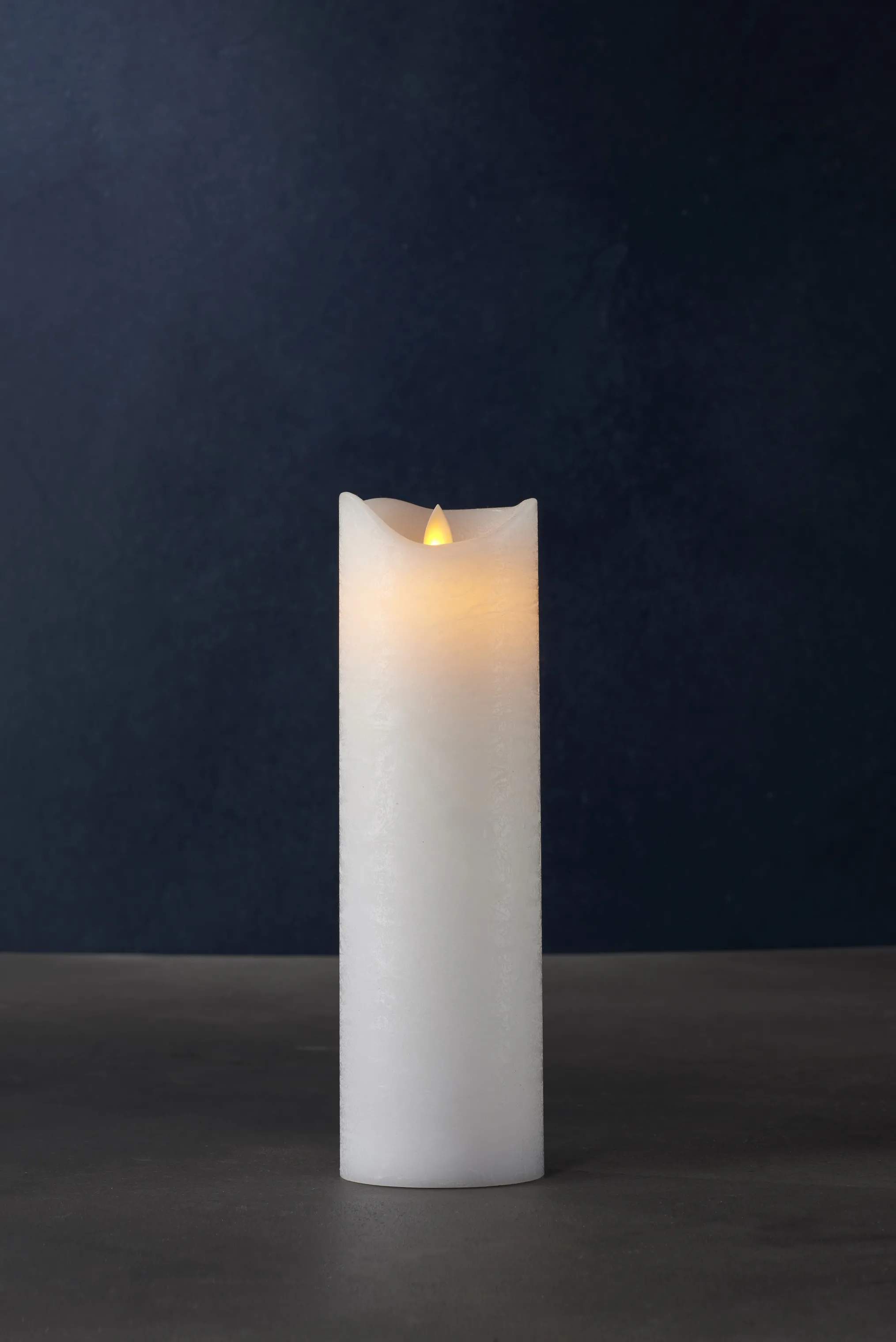 Sirius LED-lys Sara LED Bloklys i White, H25 x Ø7,5 cm, 1