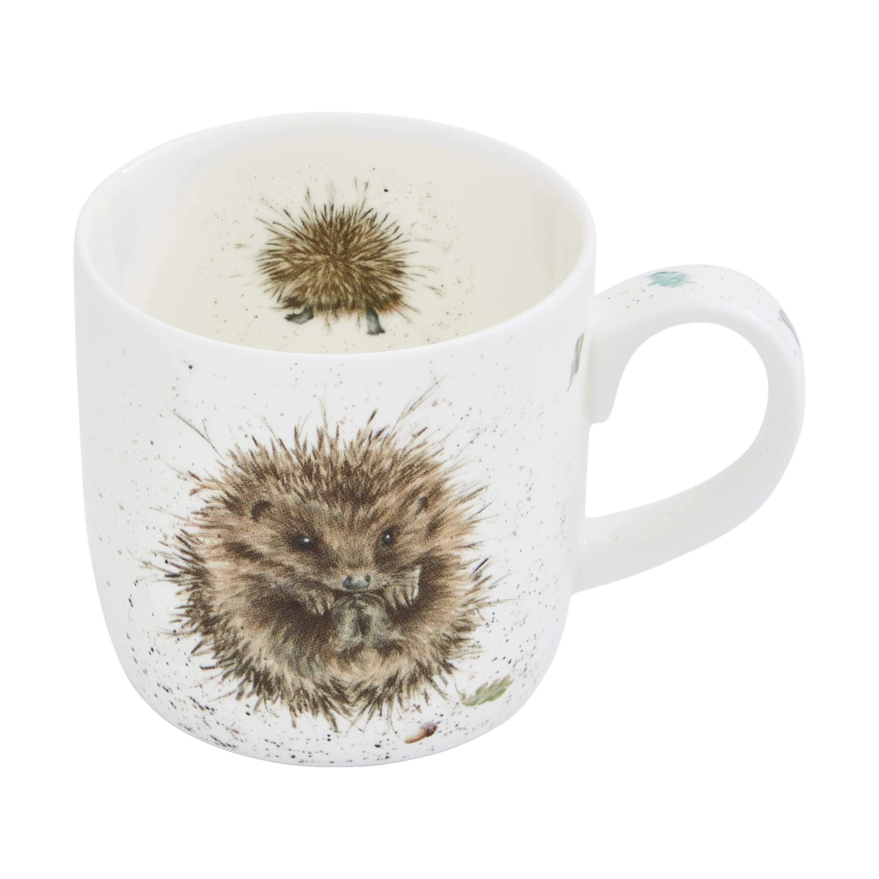 Royal Worcester Krus og kopper med hank Wrendale Krus - Awakening i Pindsvin, 1