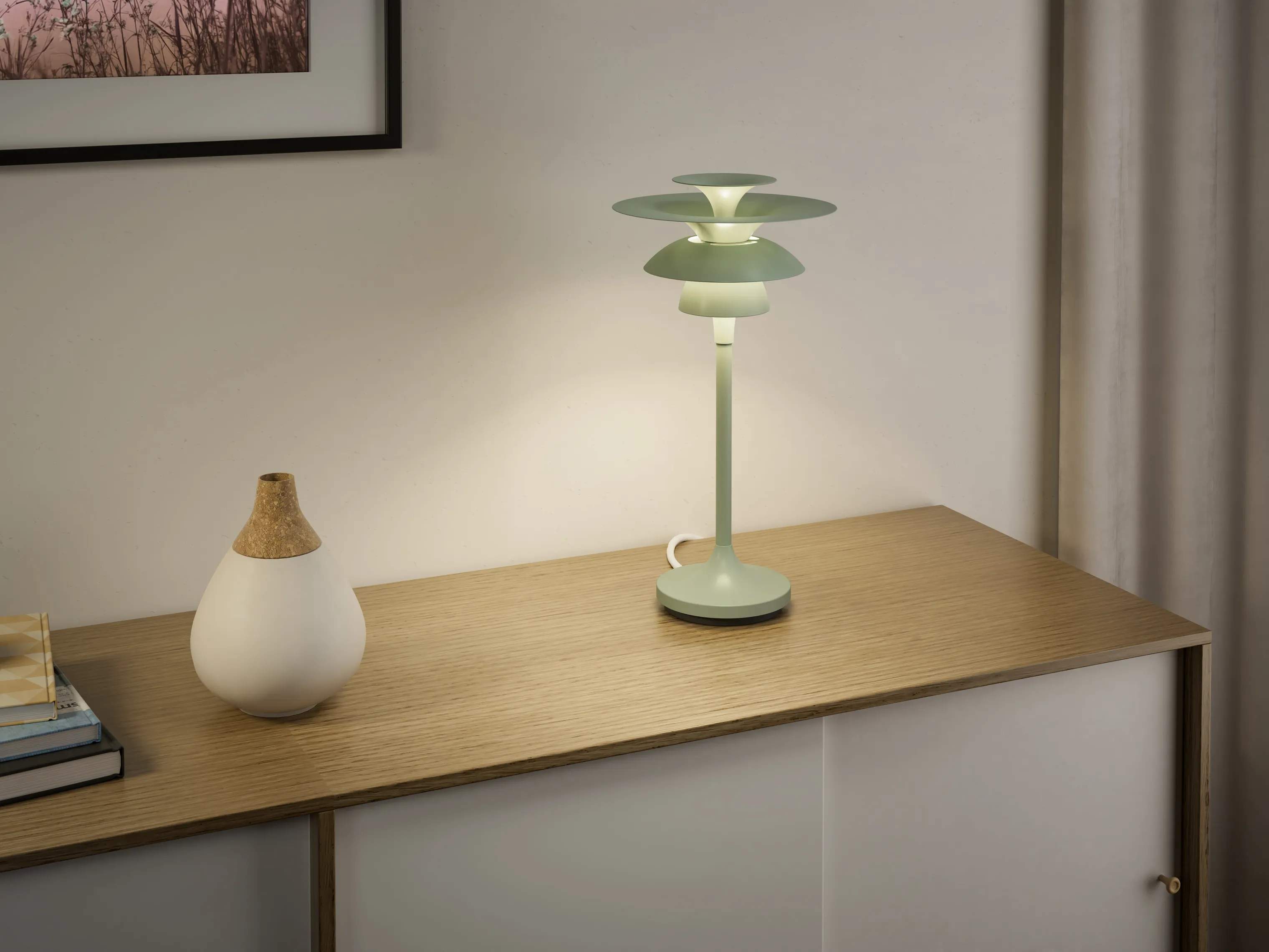 Belid Bordlamper Picasso Bordlampe i Lysegrøn, 34,8 cm, 2