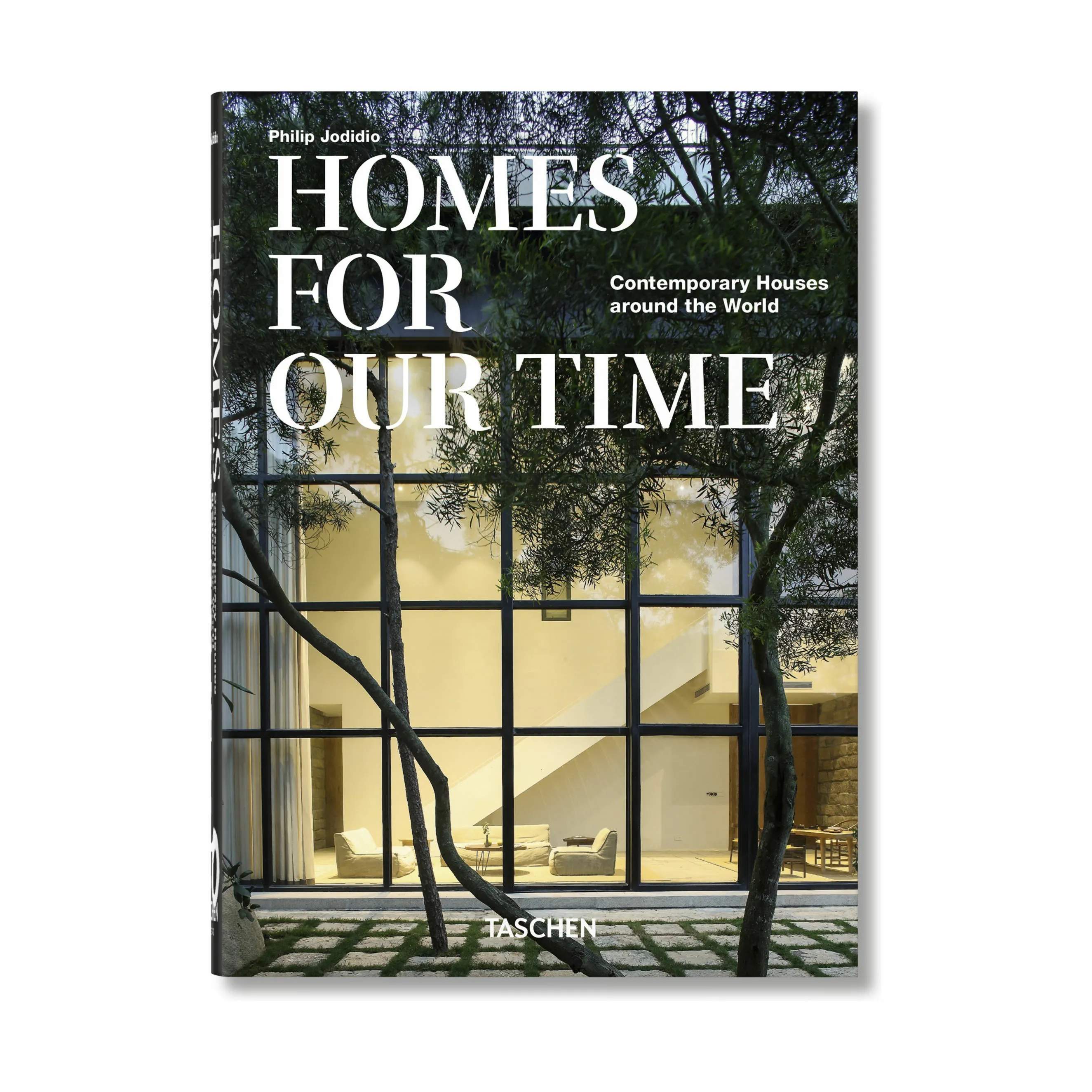 New Mags Coffee table books Homes For Our Time. Contemporary Houses around the World – 40th Anniversary Edition - Af Philip Jodidio i Mørk grønn/off white, 1
