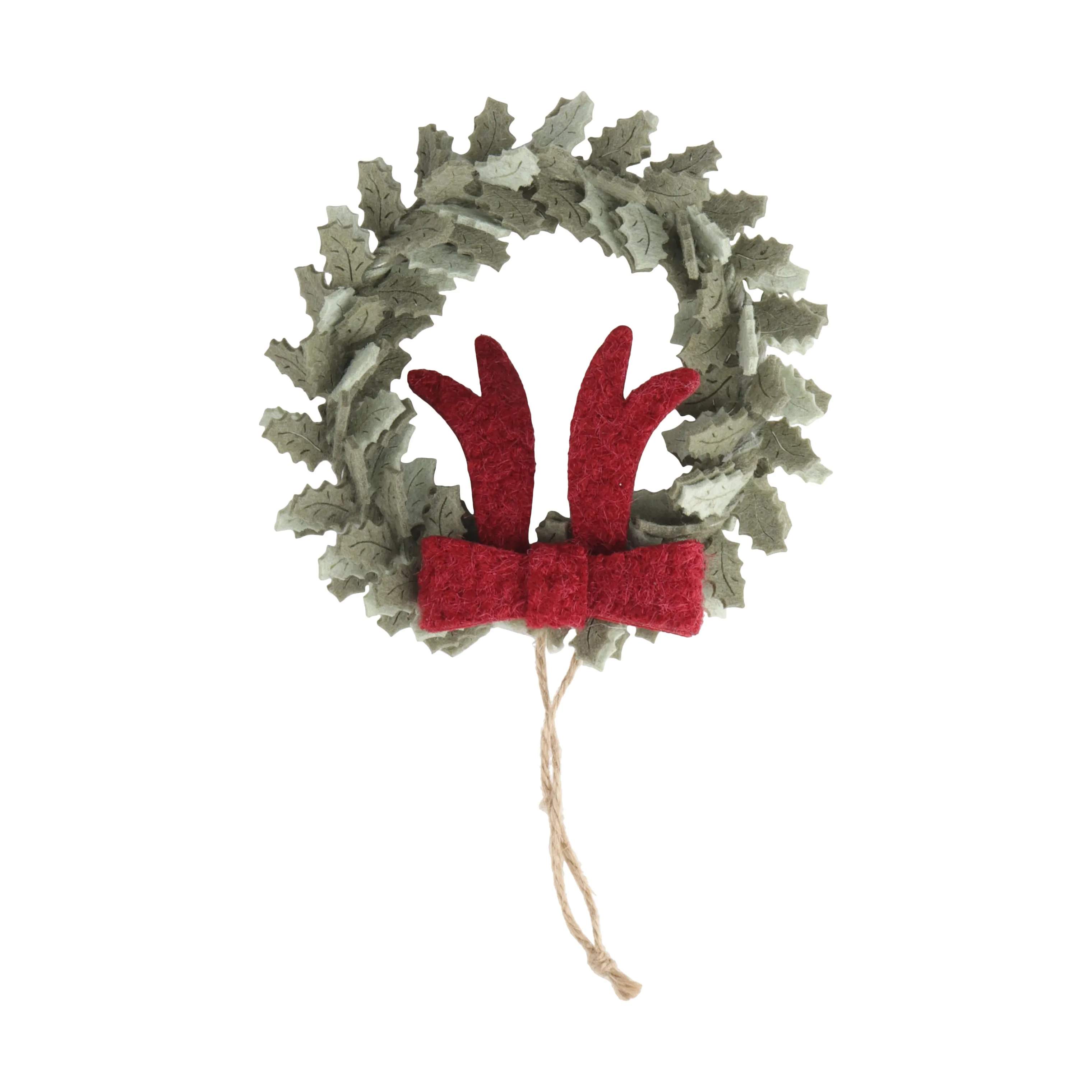 Casa Christmas Juleophæng Krans i 15 cm, 1