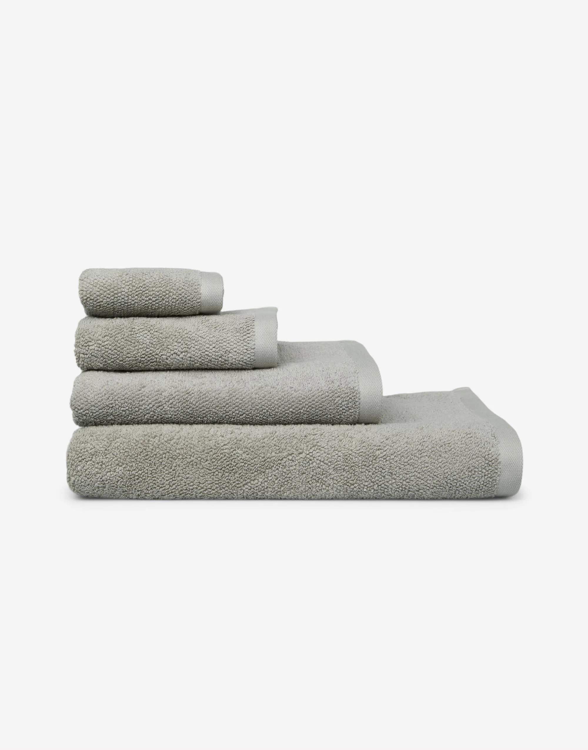 Marc O'Polo Håndklæder Timeless Håndklæde i Grey, B70 x L140 cm, 3