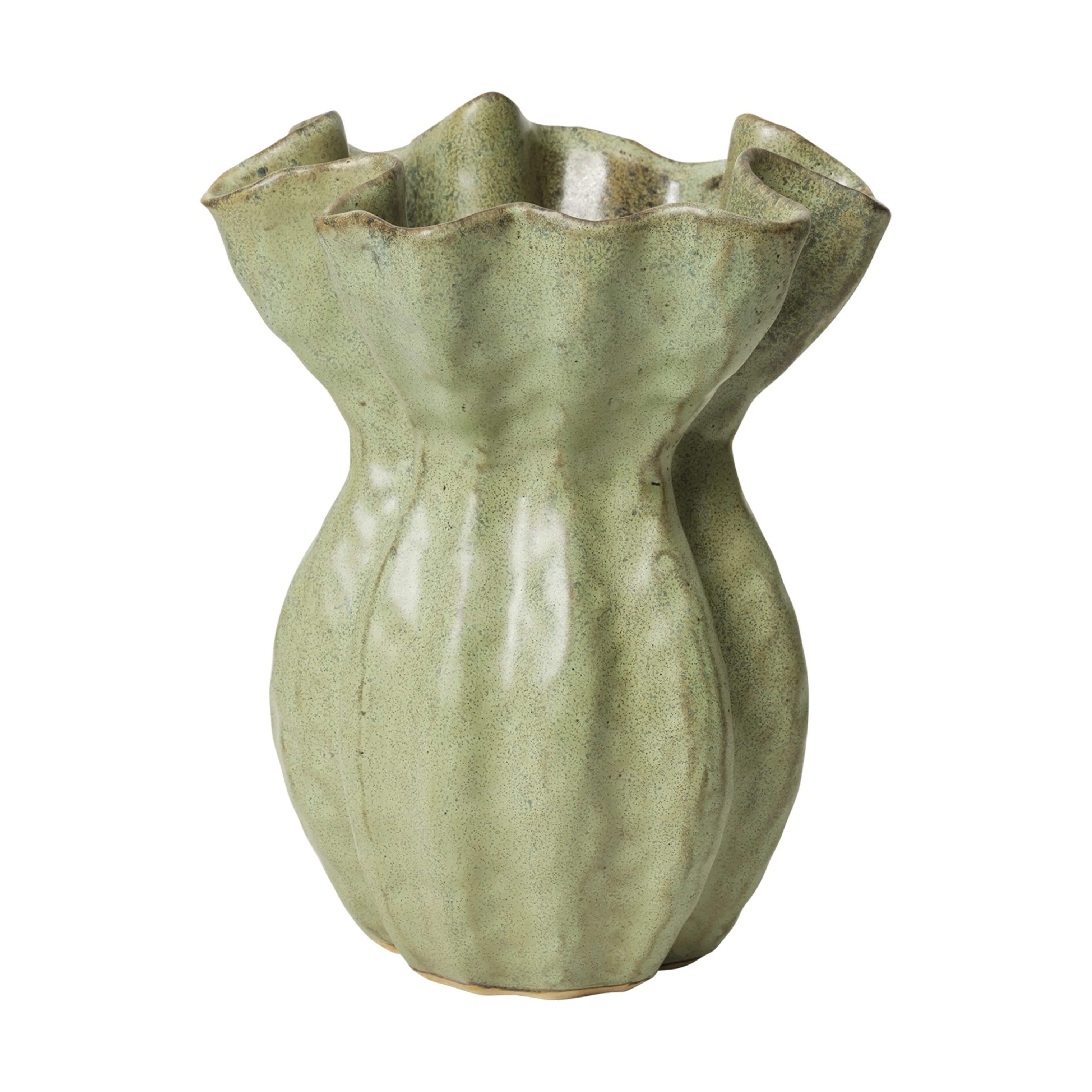 Broste Copenhagen Vaser Cori Vase i Grøn, 24 cm, 1