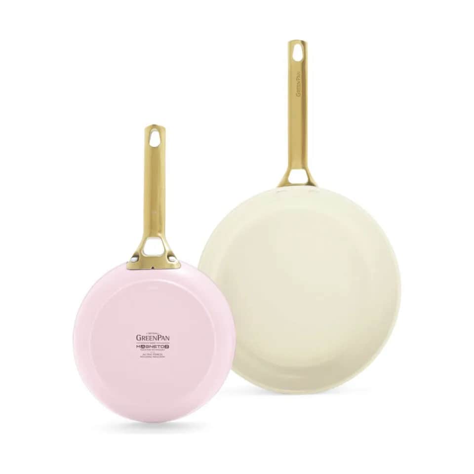 Greenpan Stegepander Padova Stegepandesæt - 2 dele i Lyserød, guld, 1
