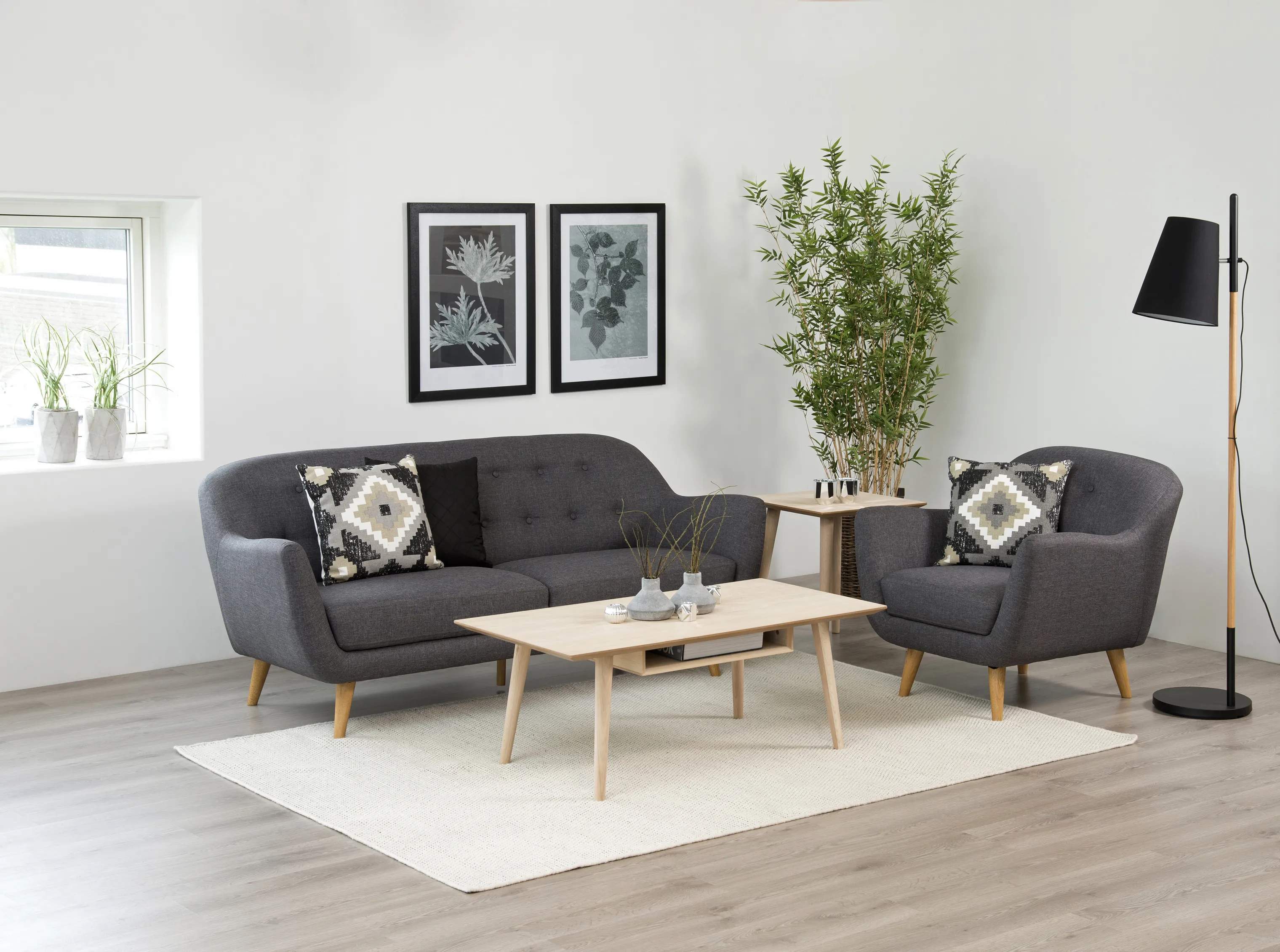 CASA Living Sofaborde Century Sofabord i Natur, 3