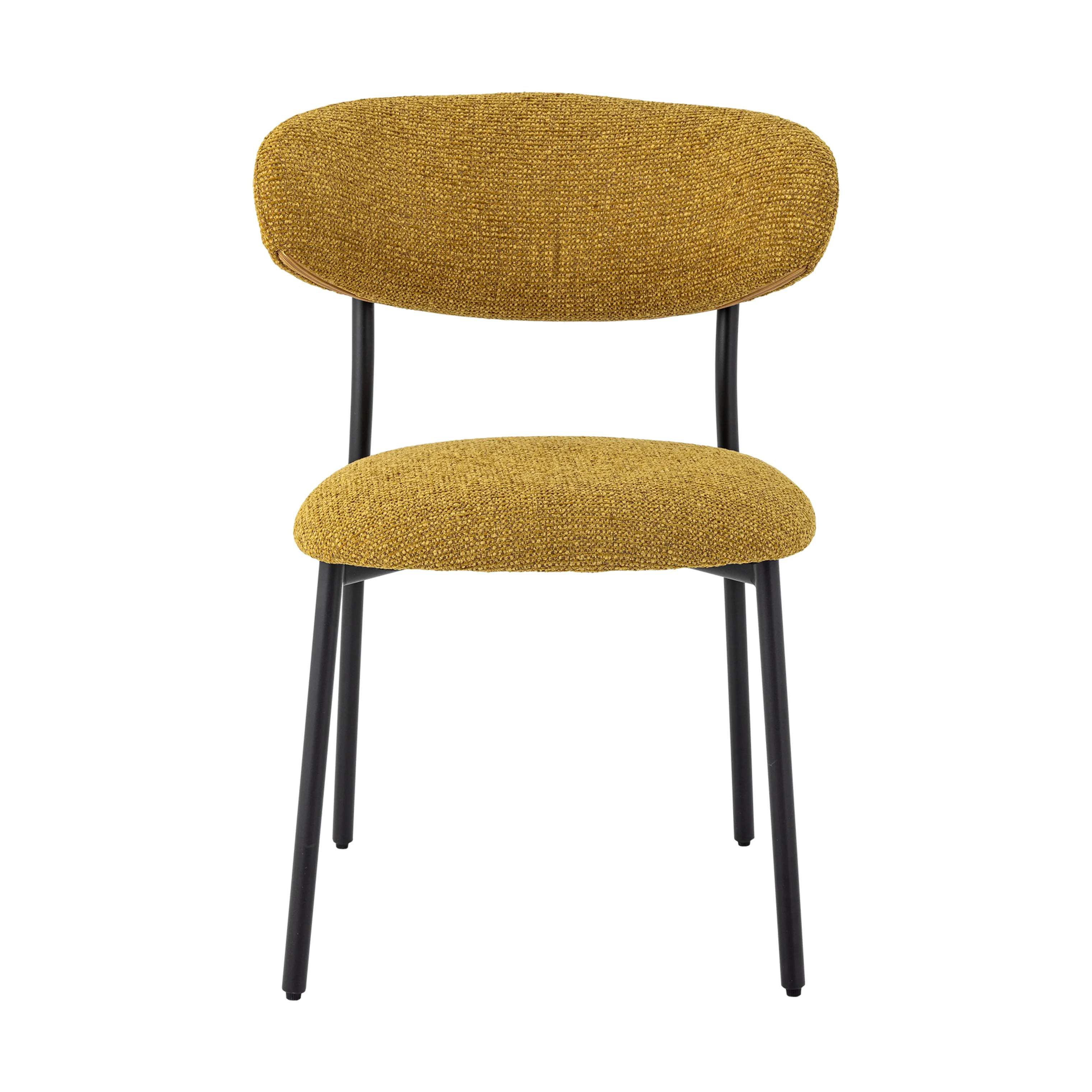 Creative Collection Skrivebordsstole Manal Spisebordsstol i Gul, 1