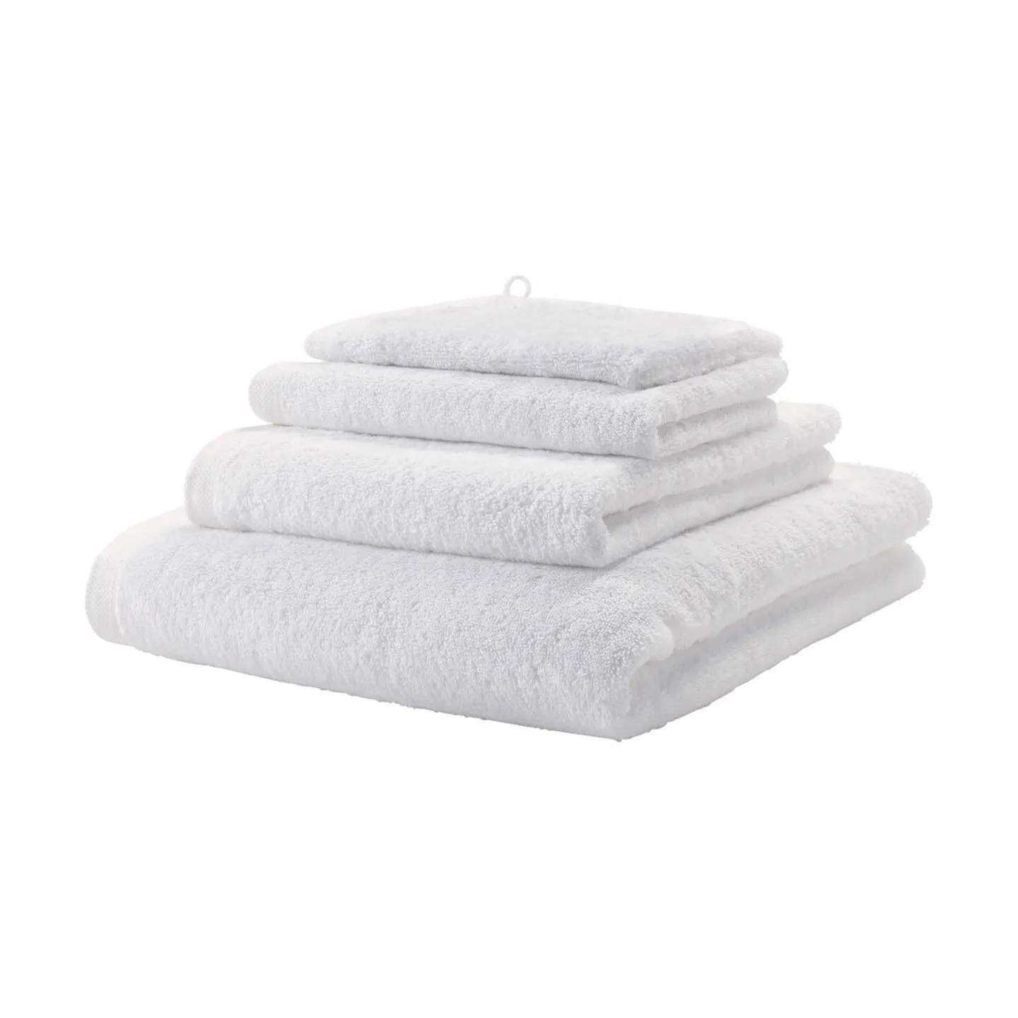 Aquanova Håndklæder London Badehåndklæde i Hvid, B70 x L130 cm, 2