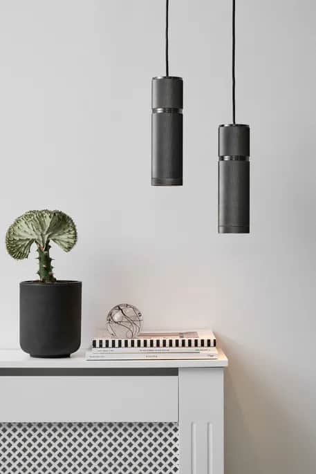 Halo Design Pendler Halo The Pendant Cylinder Pendel i Gun black, 2