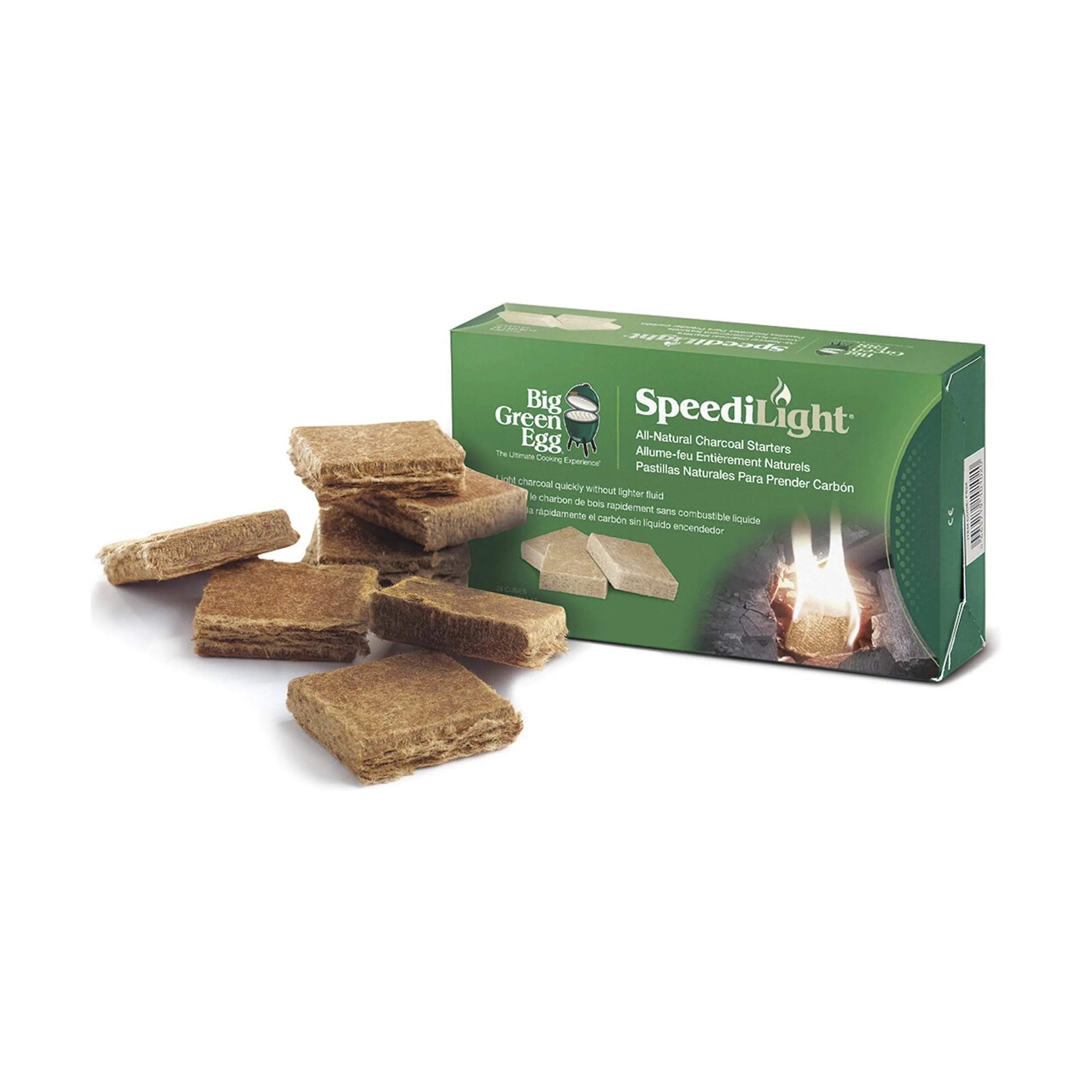 Big Green Egg Øvrigt grilltilbehør Wood & Fire Optændingsblokke - 24 stk. i Brun, 1
