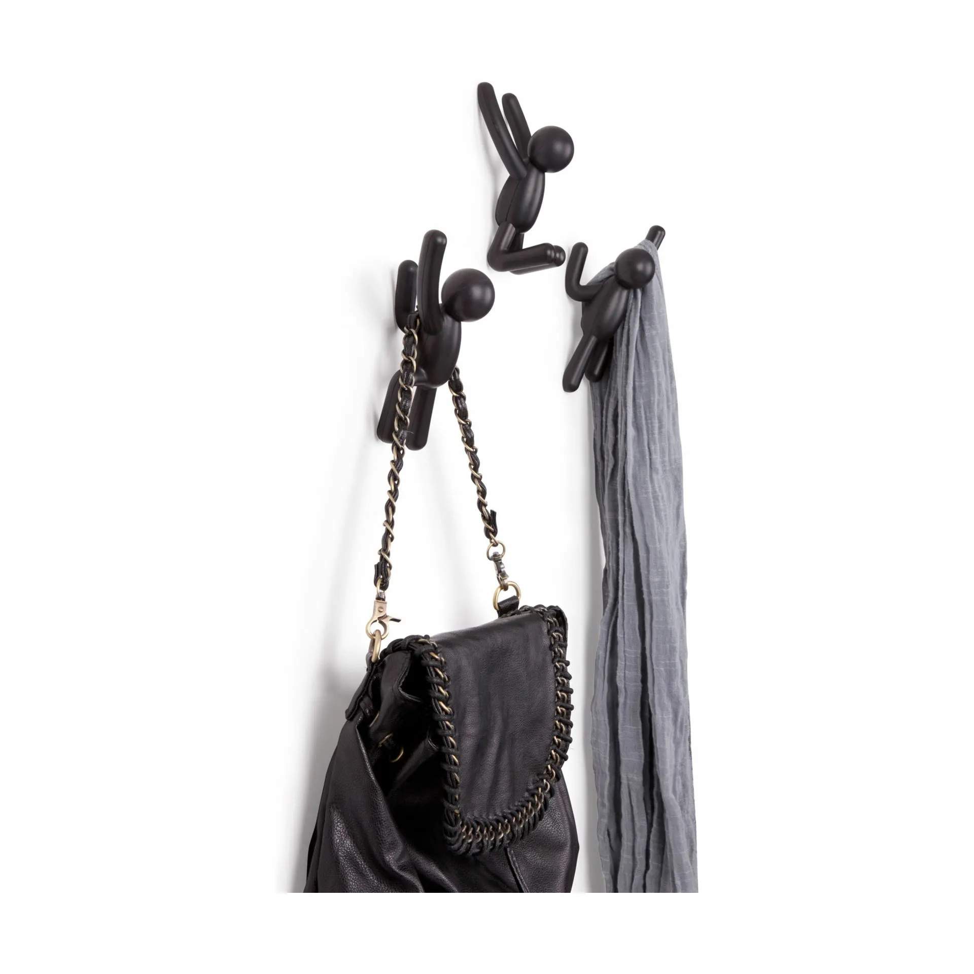 Umbra Knager Buddy Knage - 3 stk. i sort, 3 stk., 2