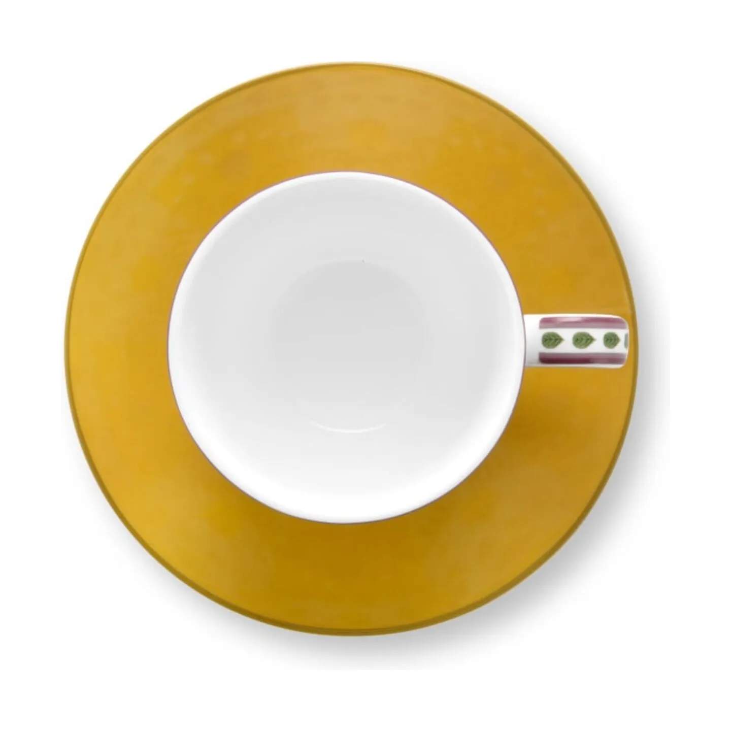PIP Studio Espressokopper Lily & Lotus Espressokop m. underkop i Yellow, 3