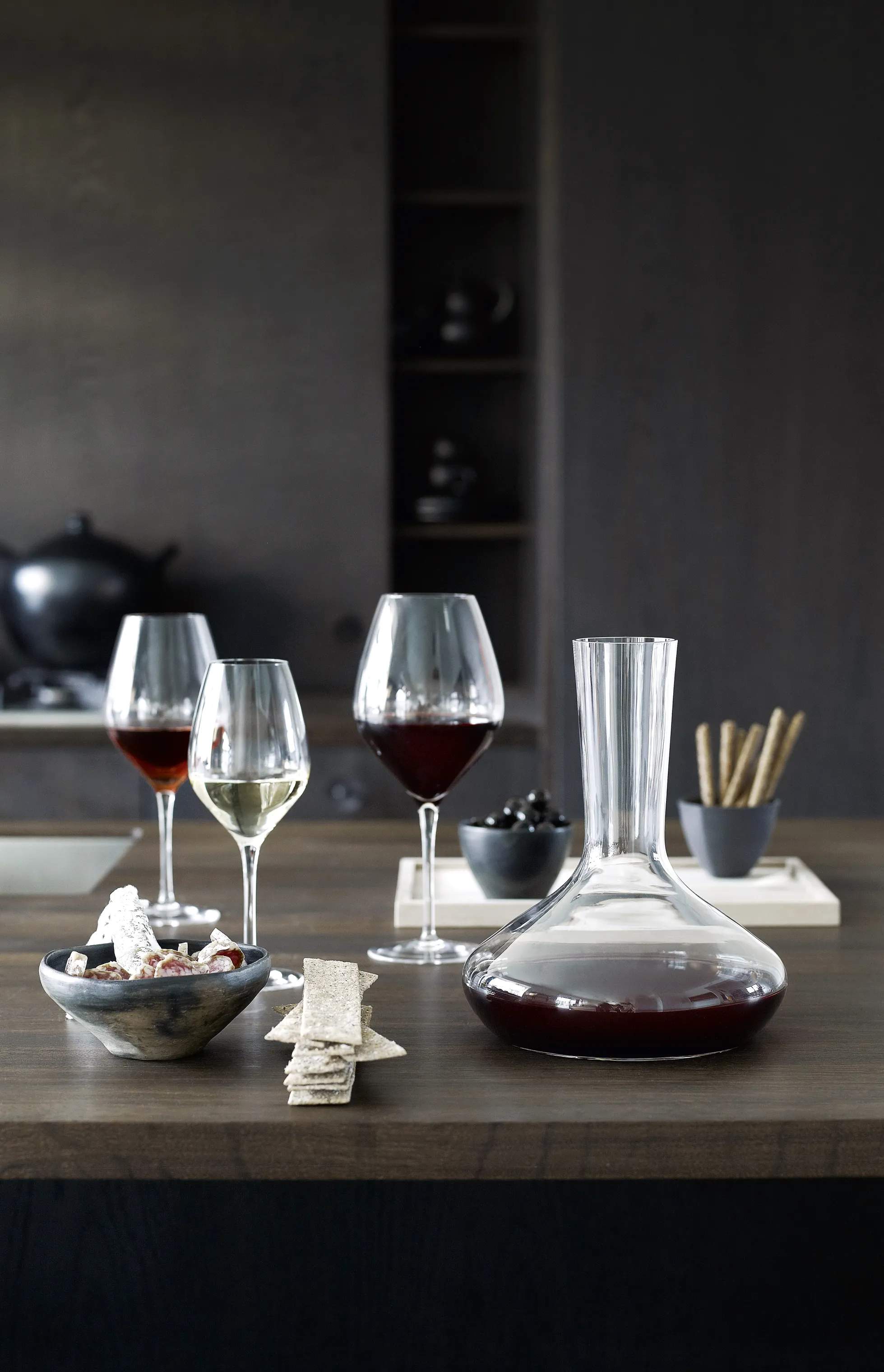 Holmegaard Vinkarafler Cabernet Vinkaraffel i klar, 2