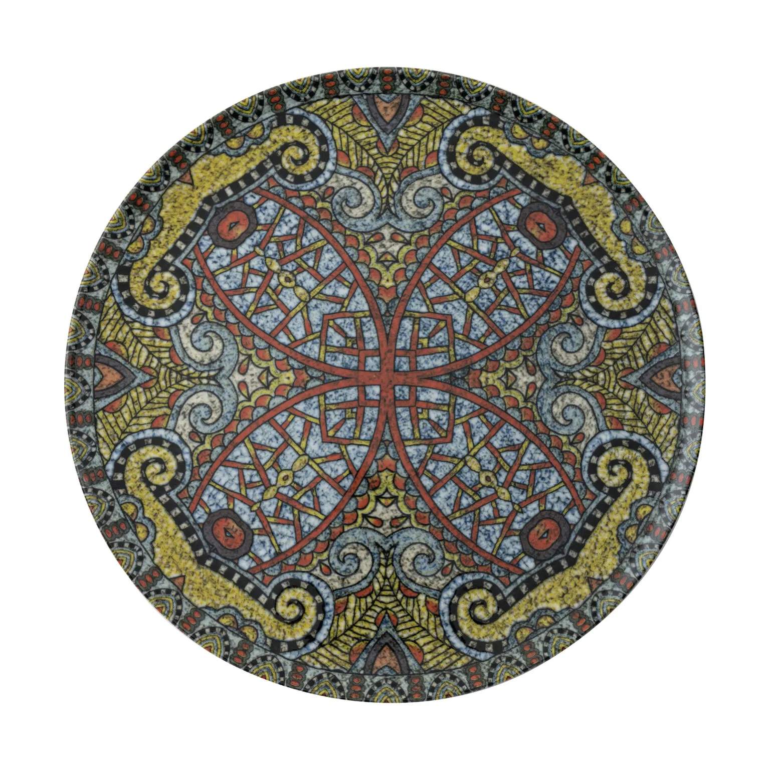 Arthur Krupp Middagstallerkener Mandala Middagstallerken i Mønster A, 32 cm, 1