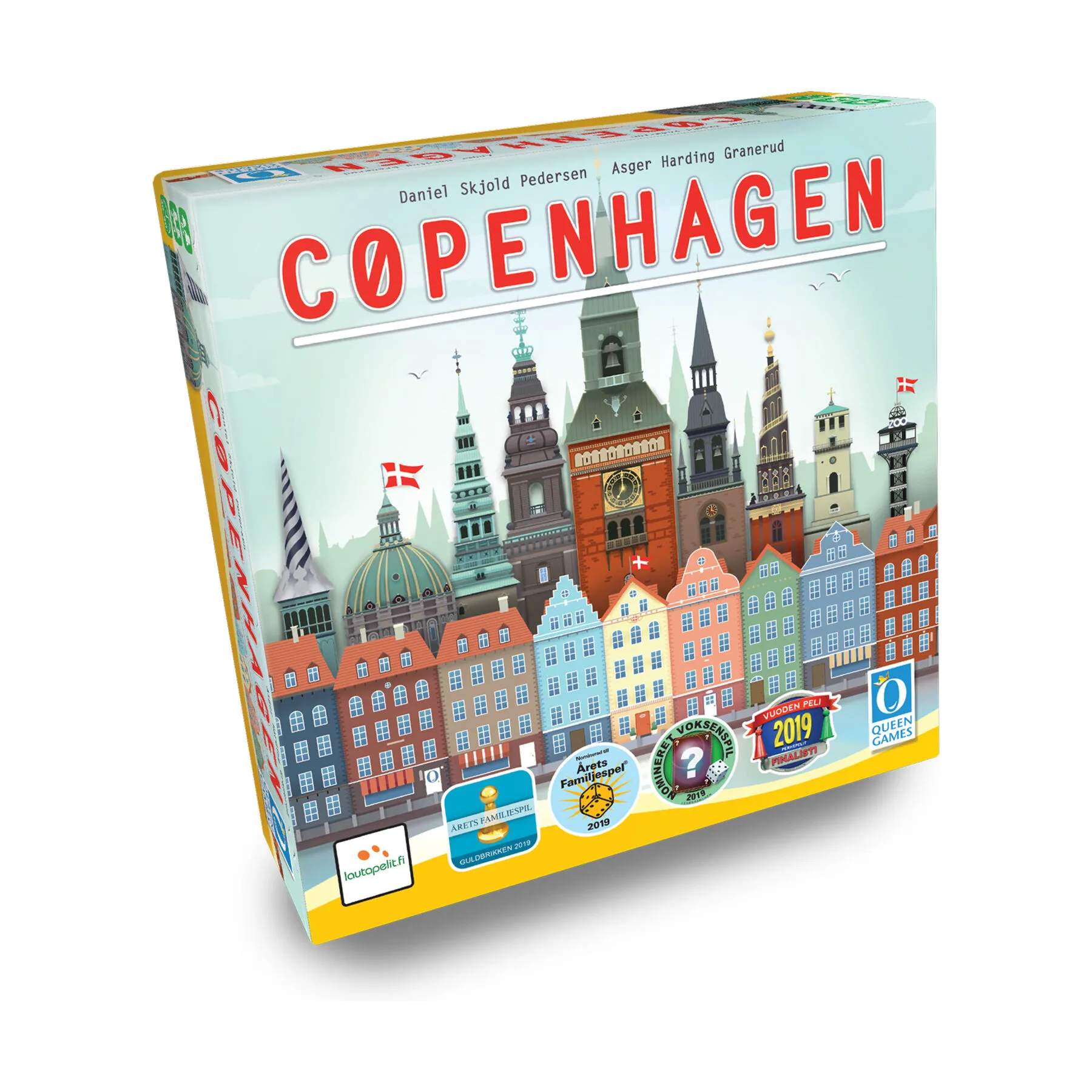Spilbræt Spil Brætspil - Copenhagen i Multifarvet, 1